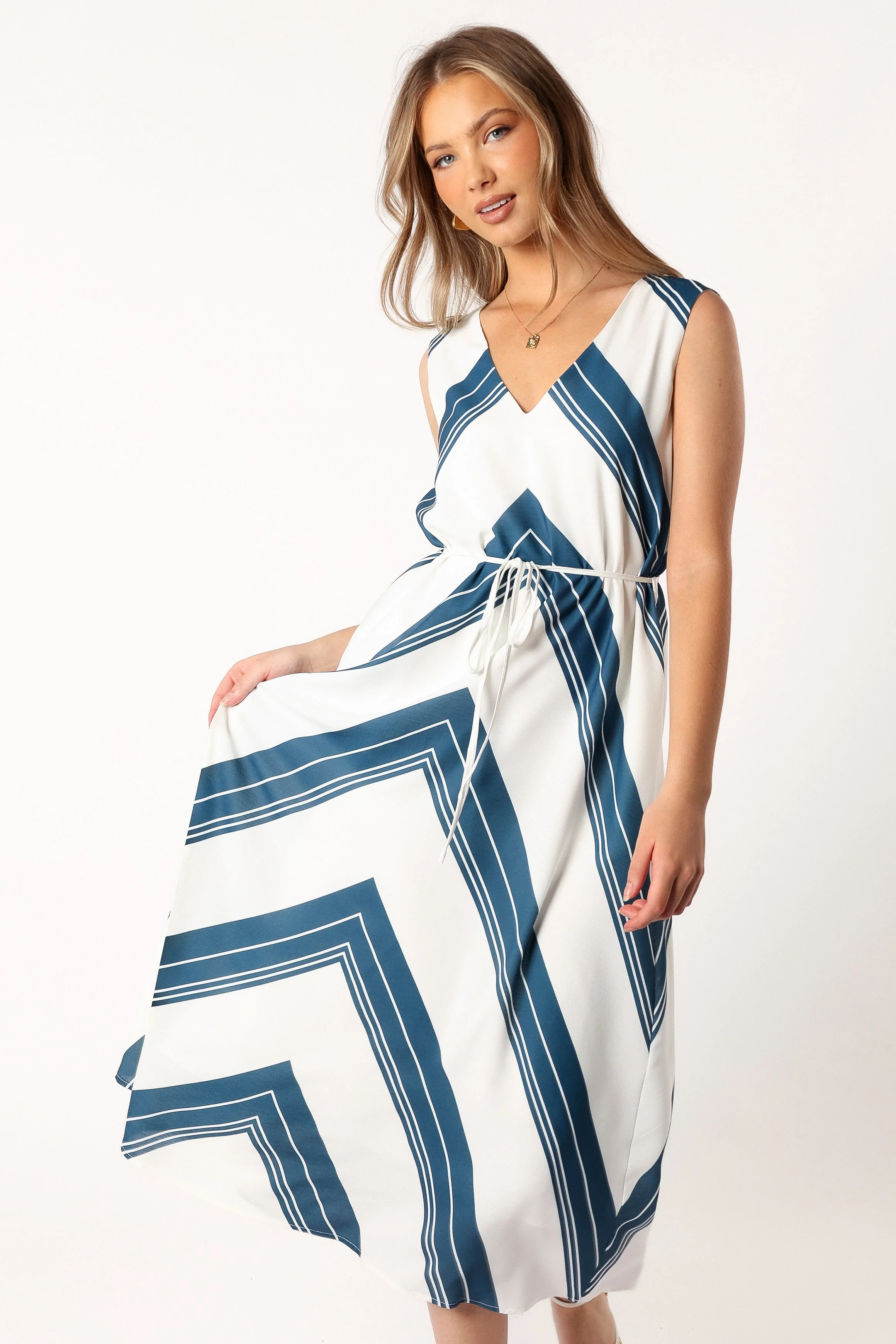 Maloney Midi Dress - Stripe