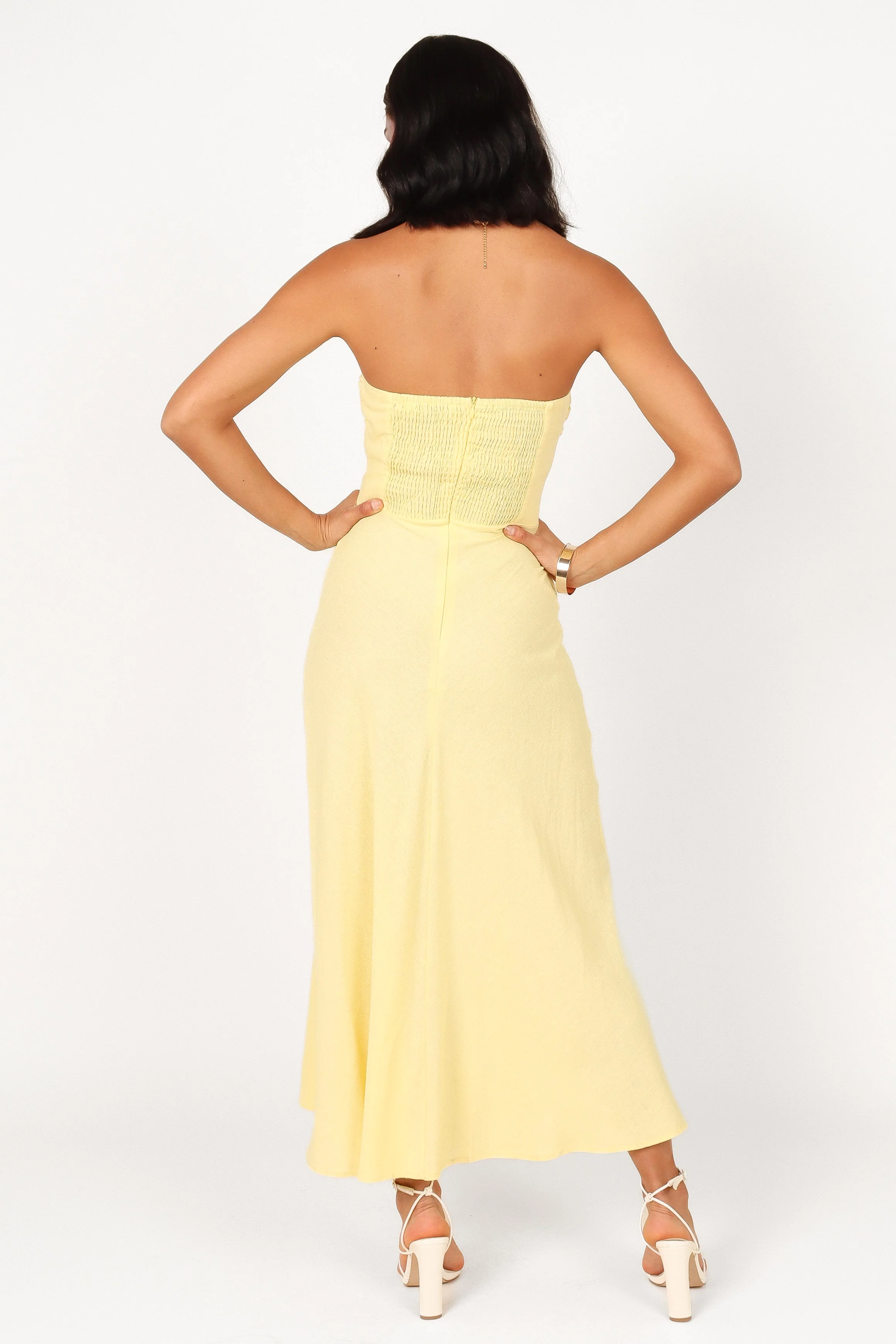 Rosetta Dress - Lemon
