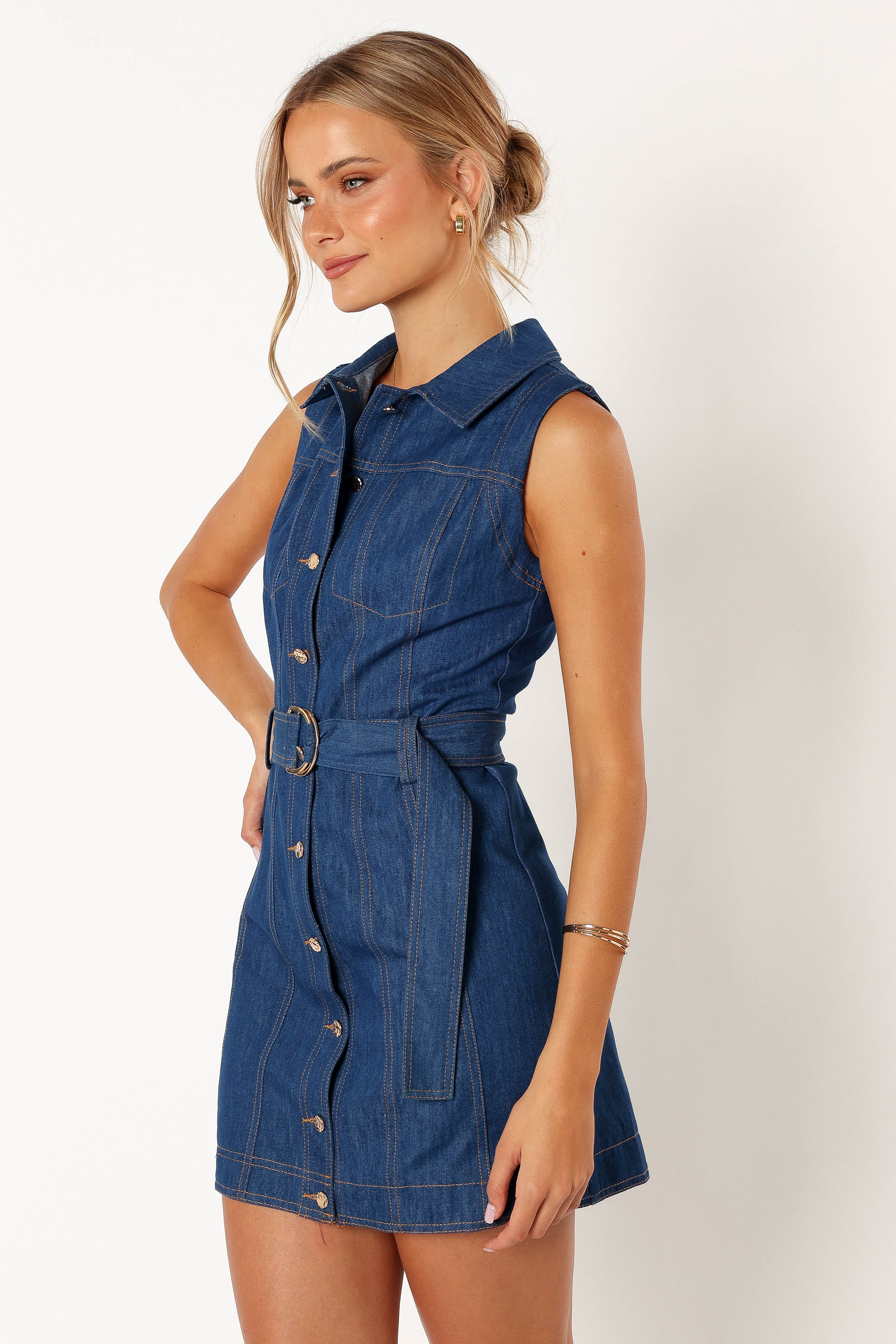 Parker Mini Dress - Denim