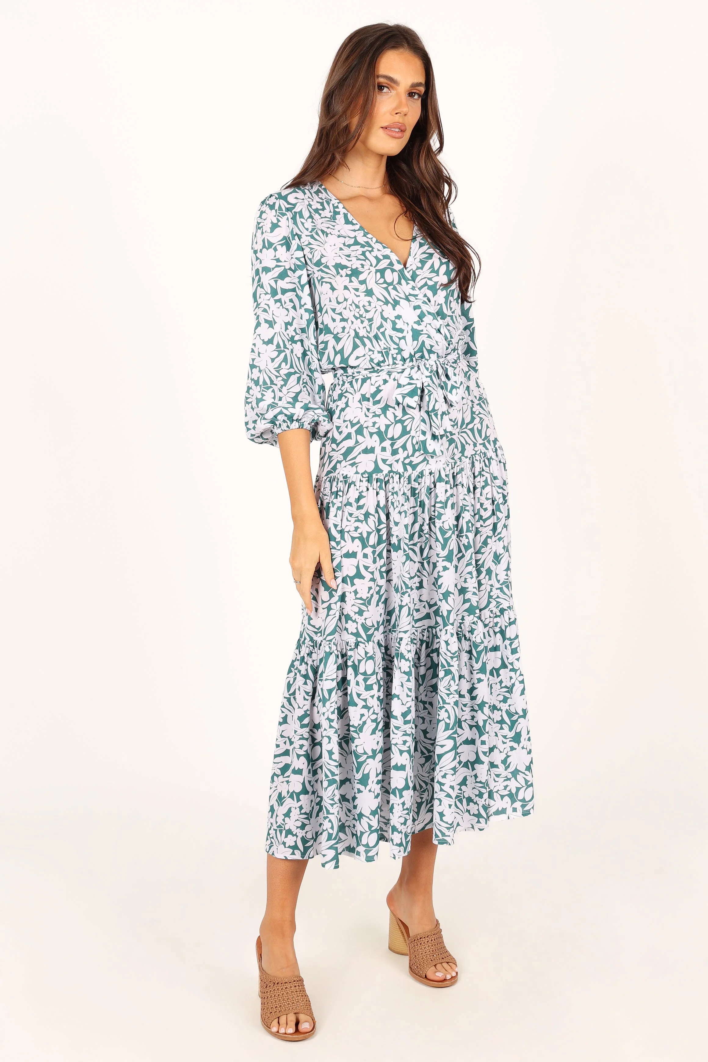 Hadyn Dress - Green Floral