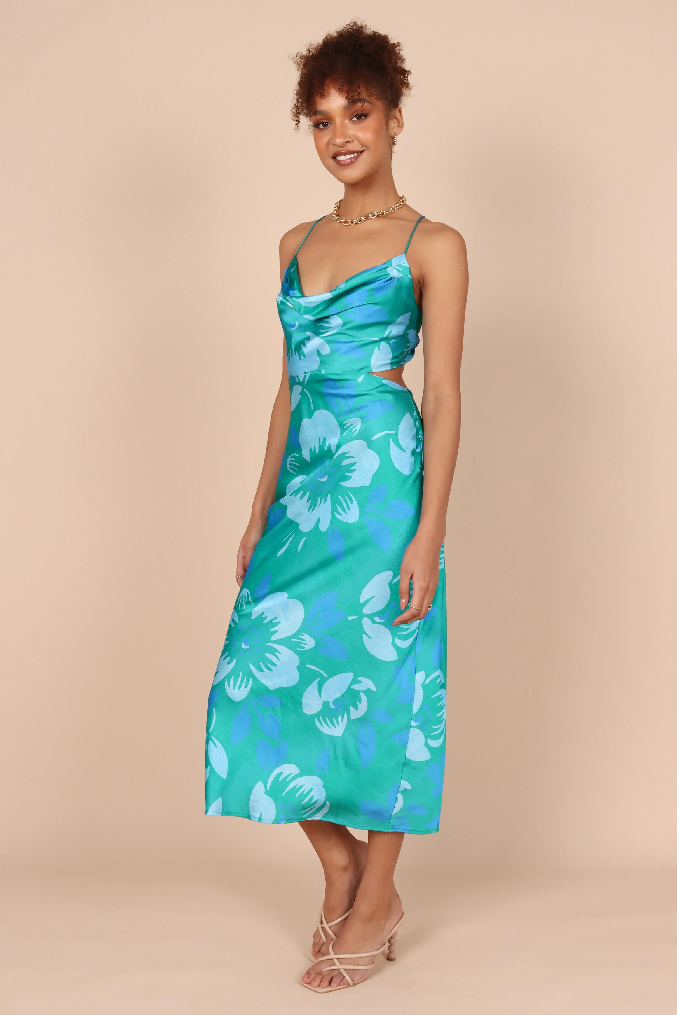Amisha Midi Dress - Seagreen