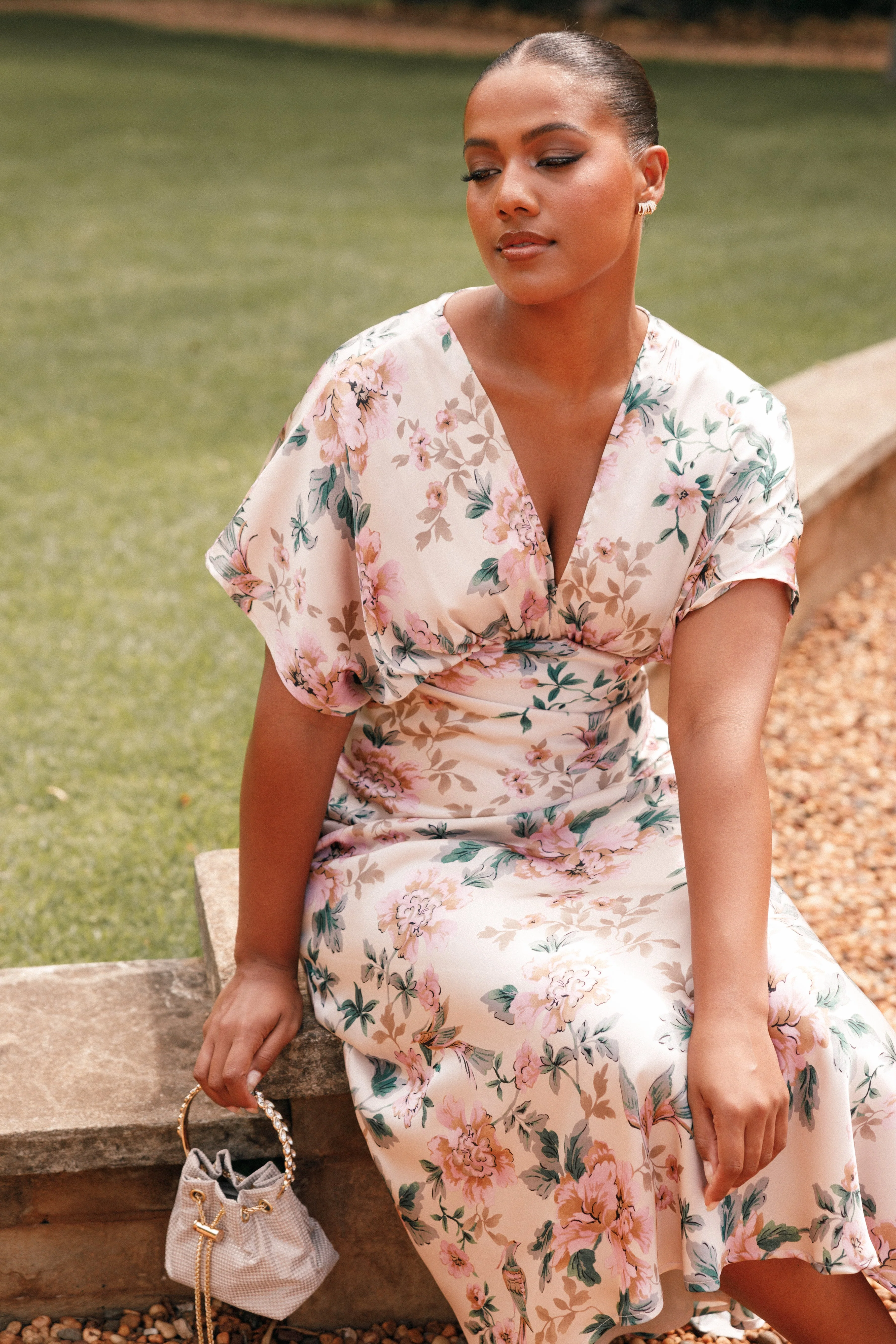 Ricki Maxi Dress - Pink Floral