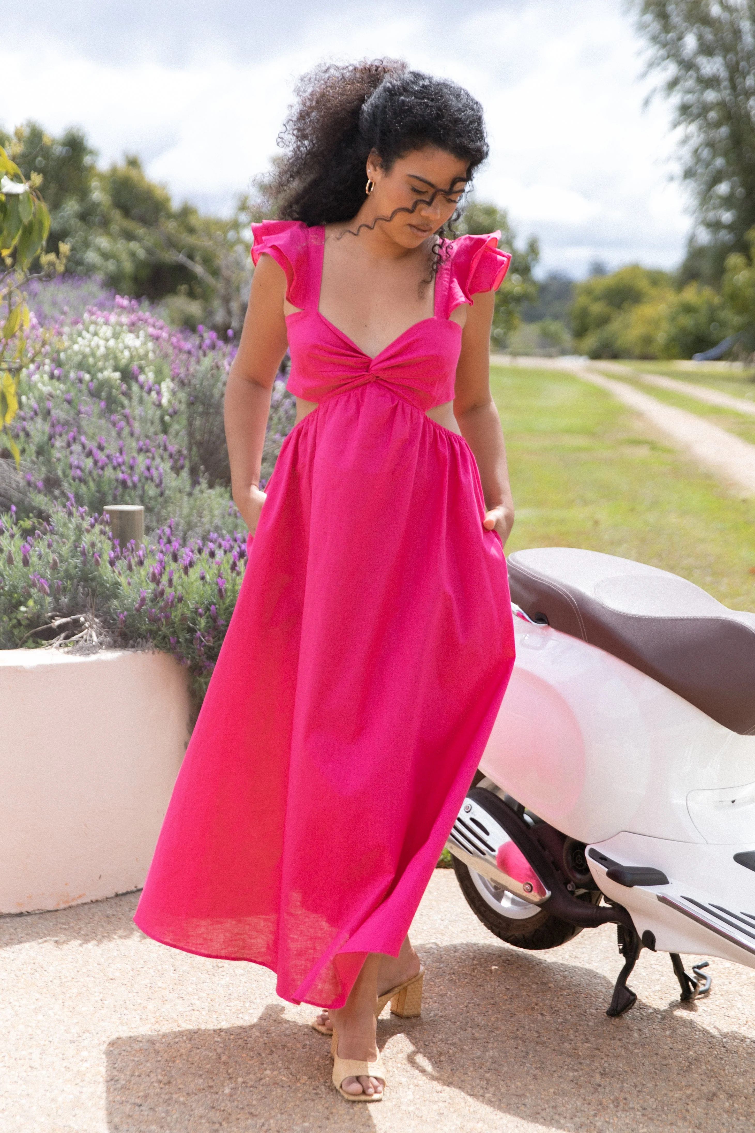 Ivy Maxi Dress - Berry