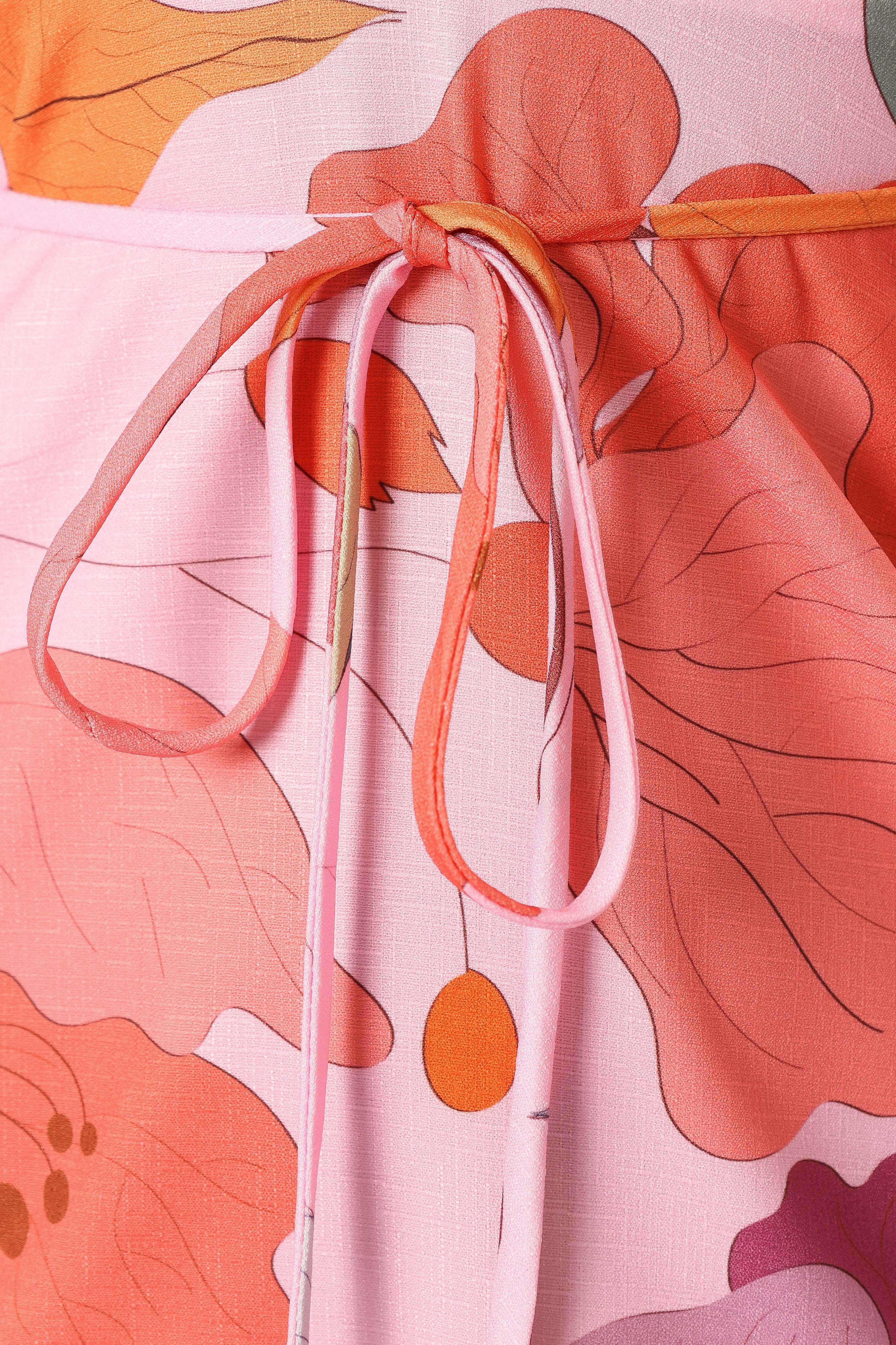 Ivy Halterneck Mini Dress - Multi Floral