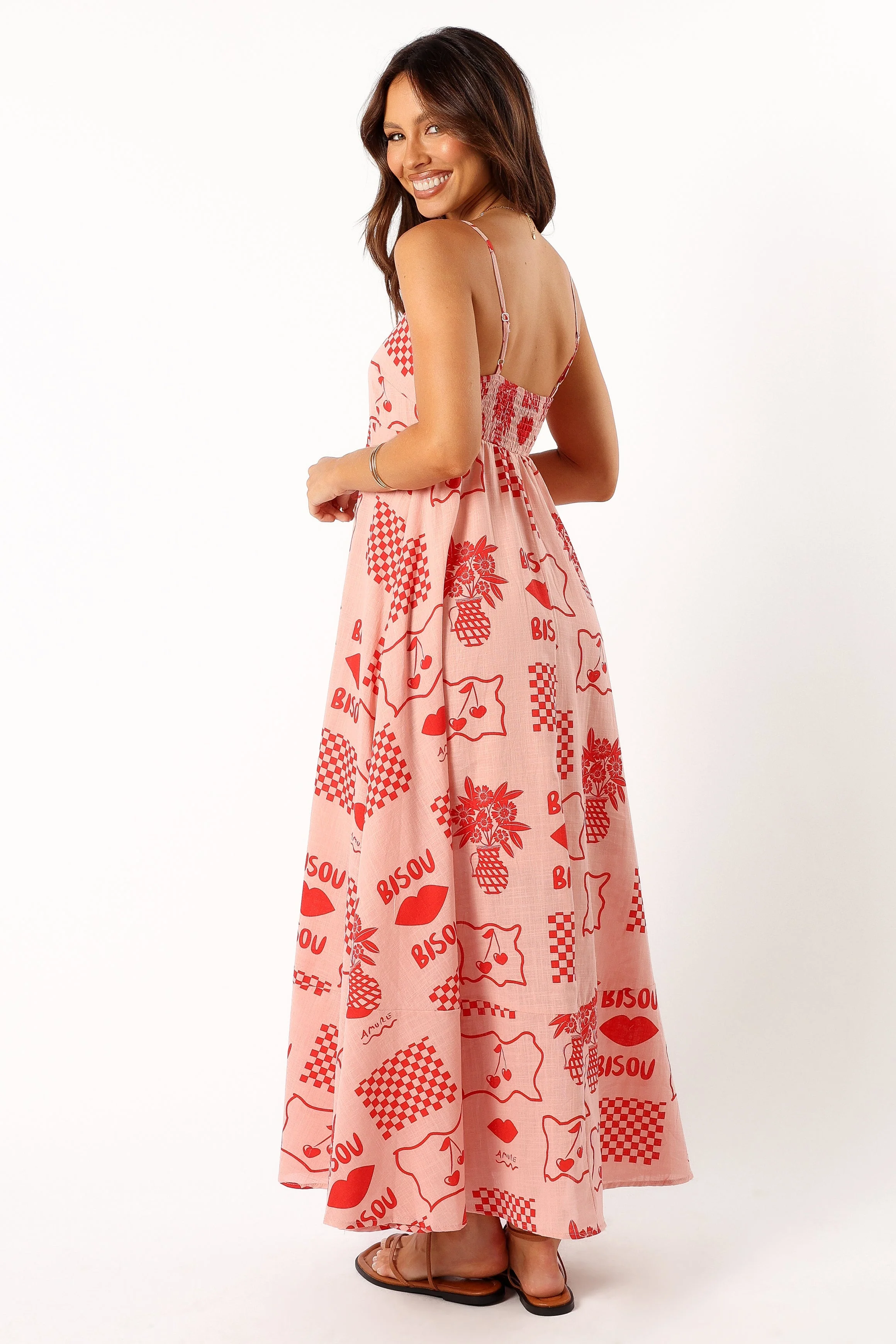 Brea Maxi Dress - Bisou Print