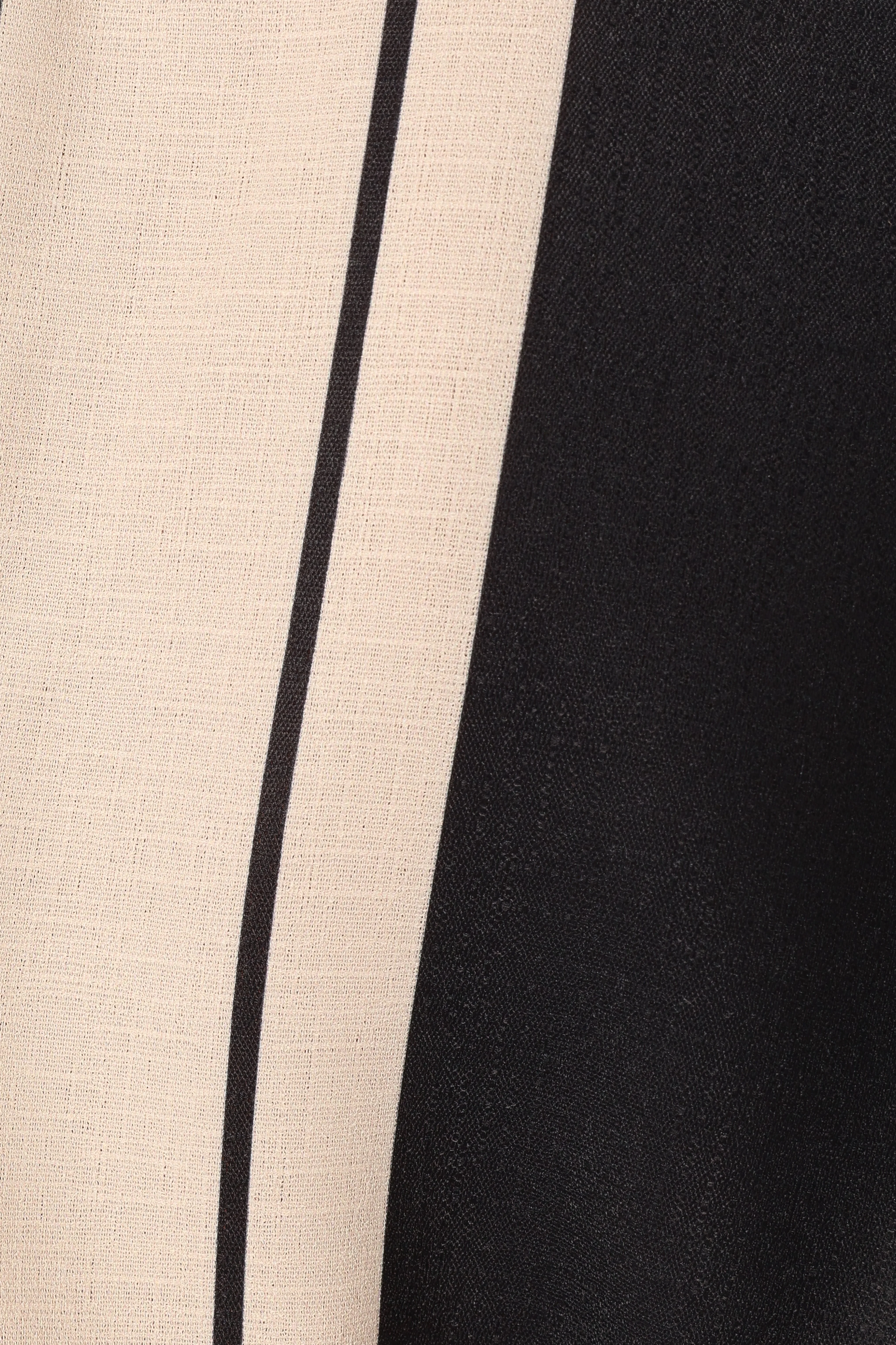 Deon Wrap Mini Dress - Black Cream