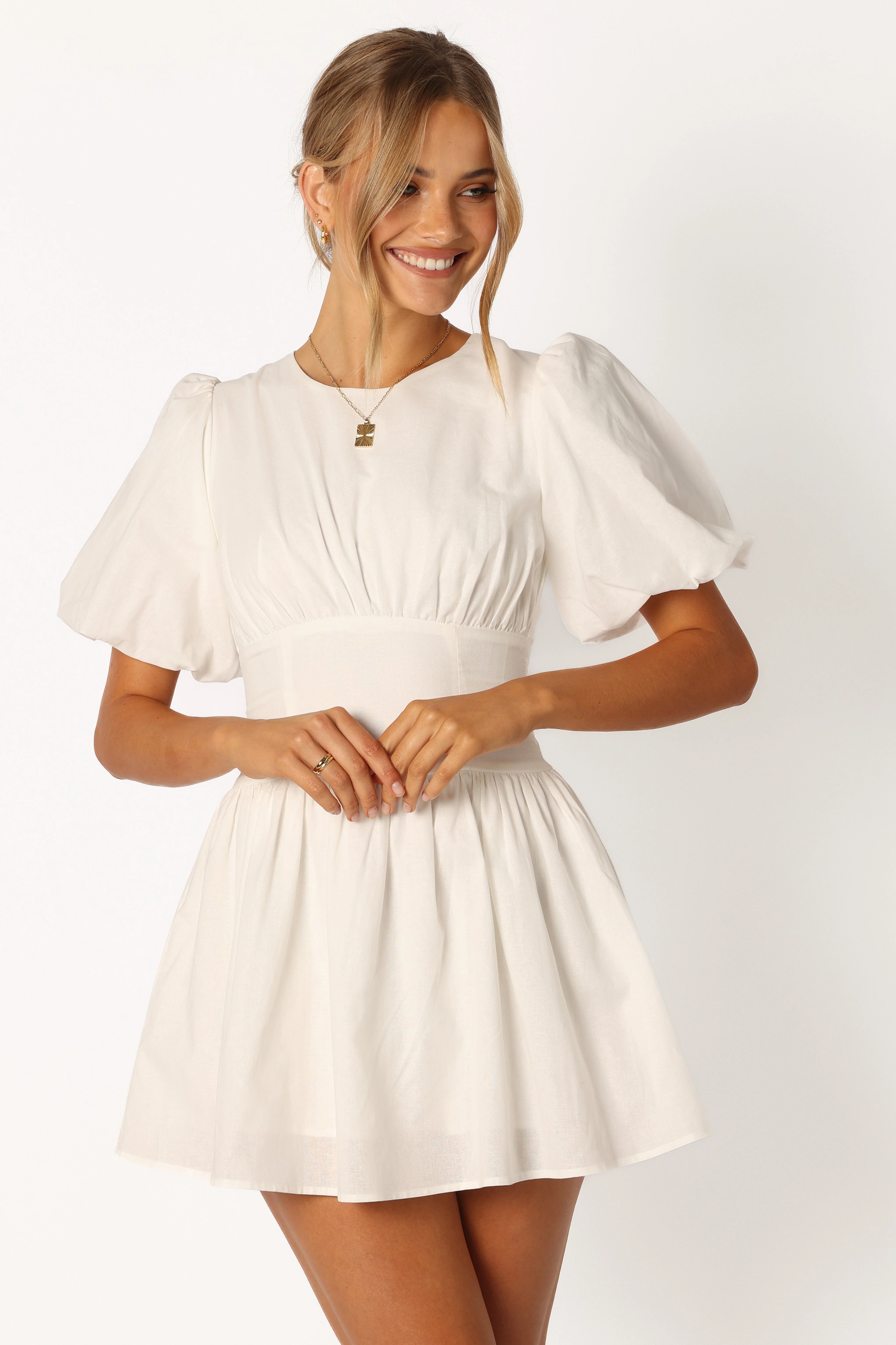 Alfie Mini Dress - White