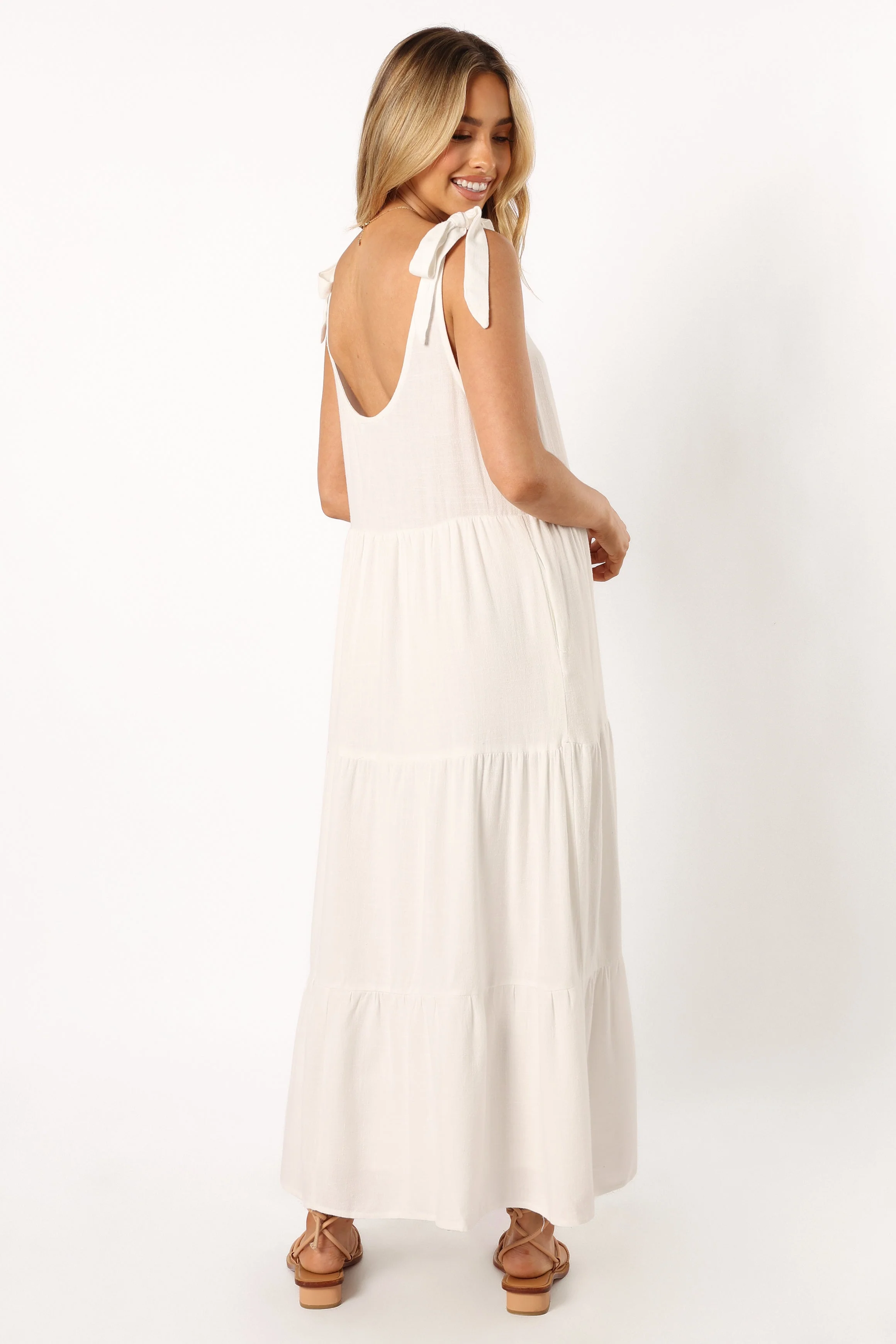 Marcy Midi Dress - White