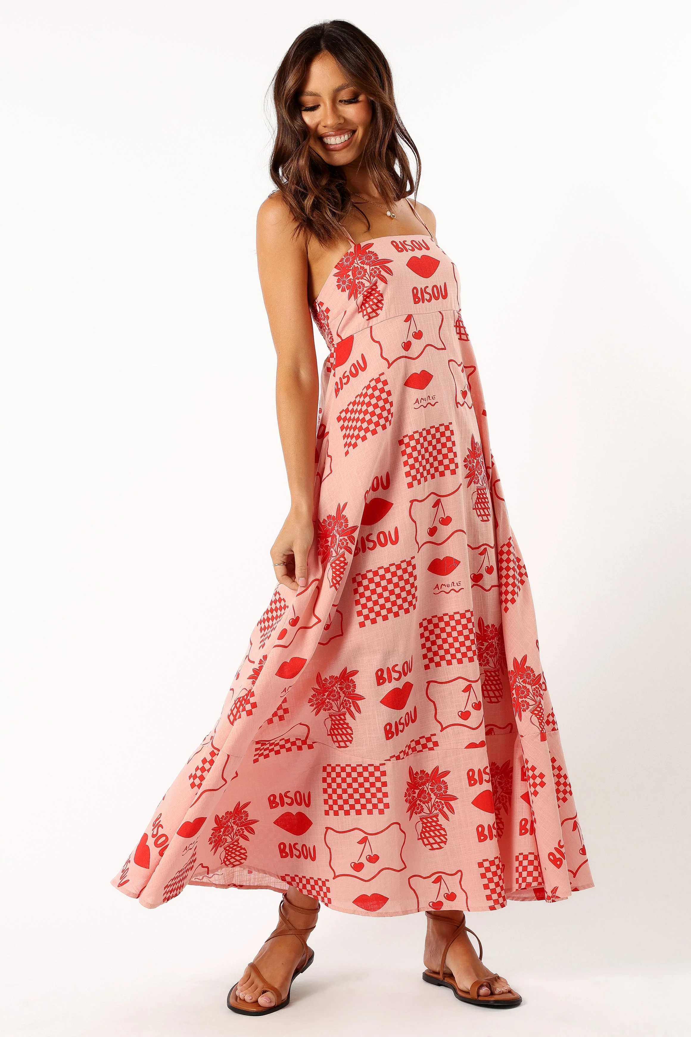 Brea Maxi Dress - Bisou Print