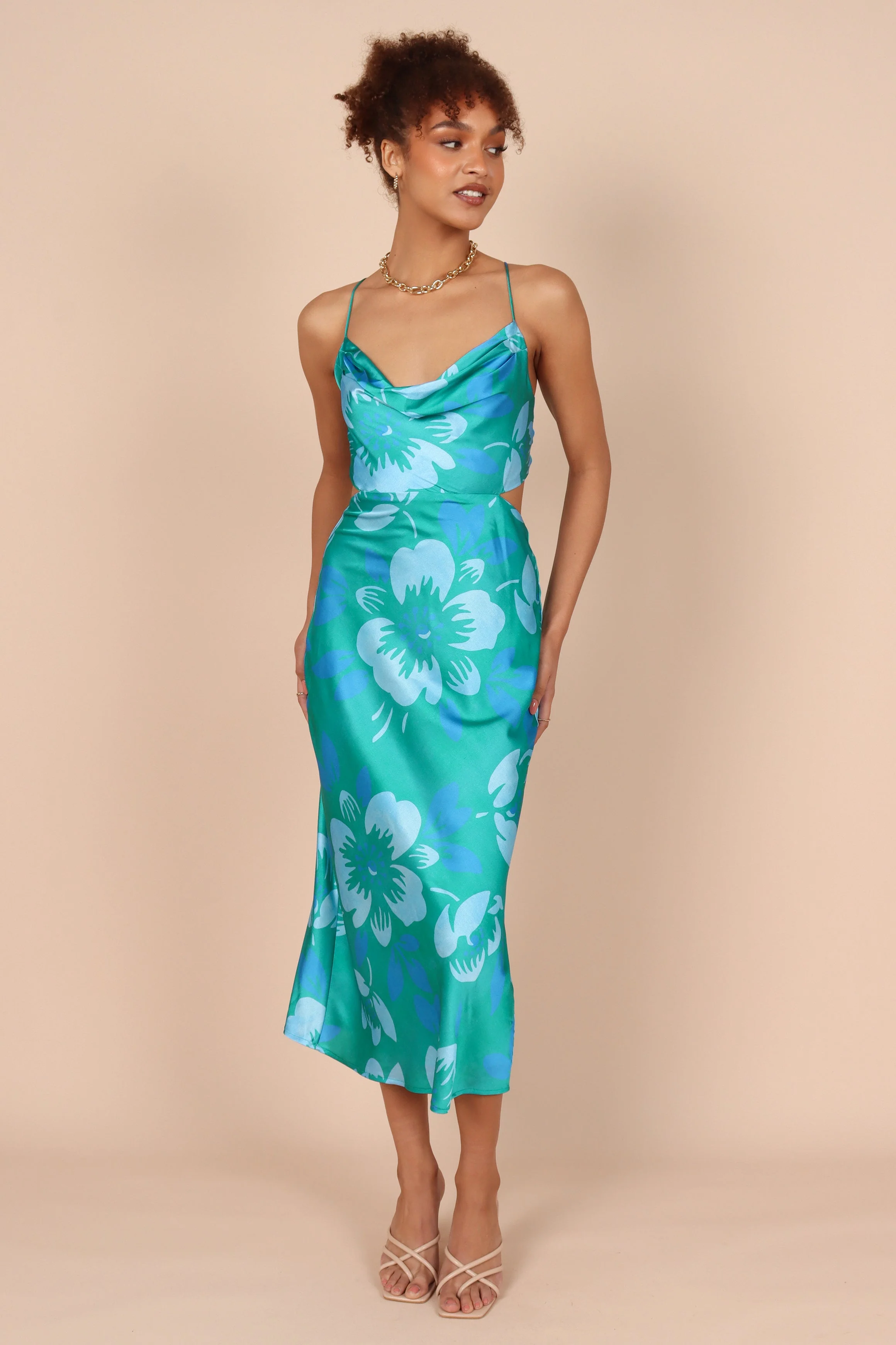 Amisha Midi Dress - Seagreen