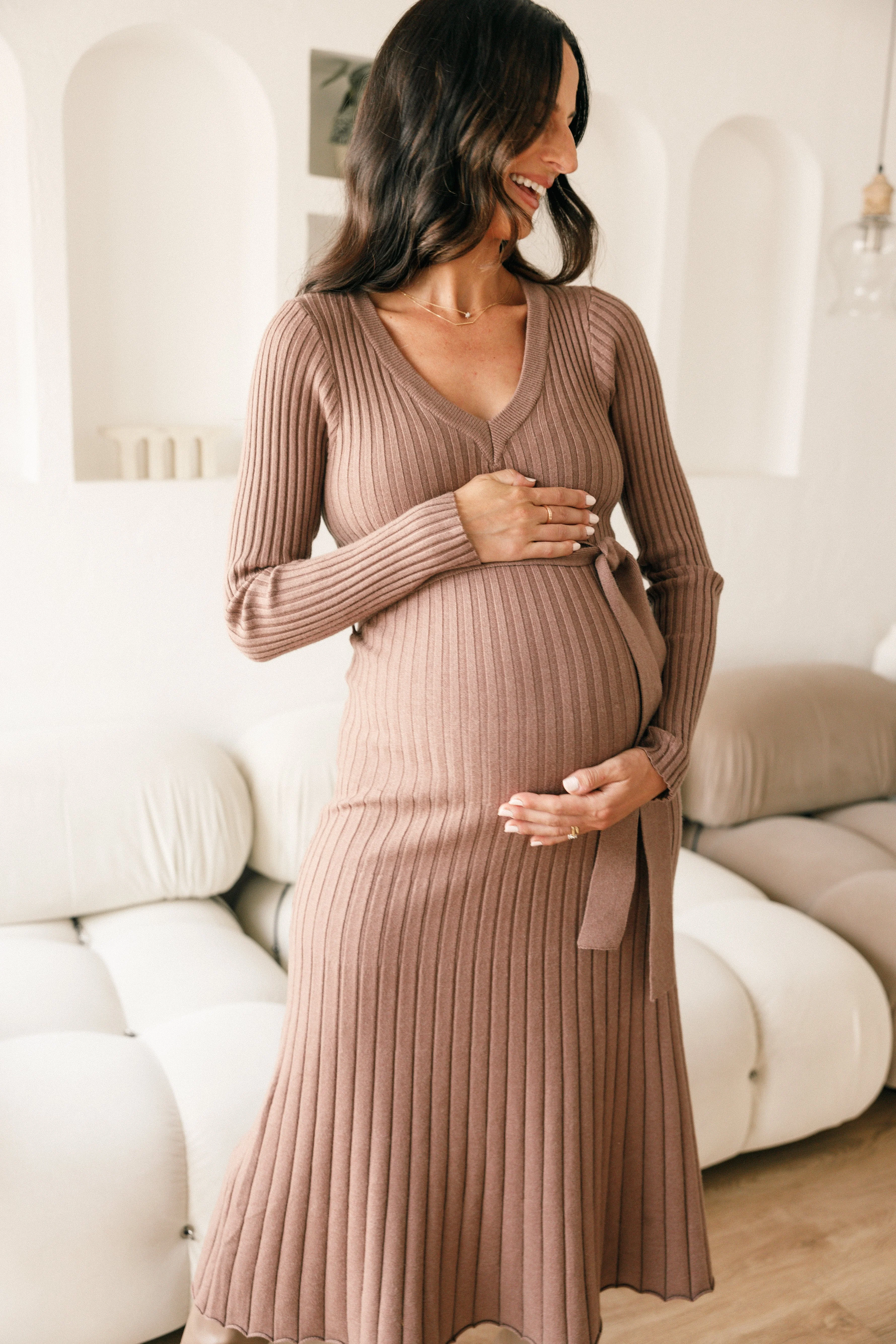 Reigan Dress - Beige