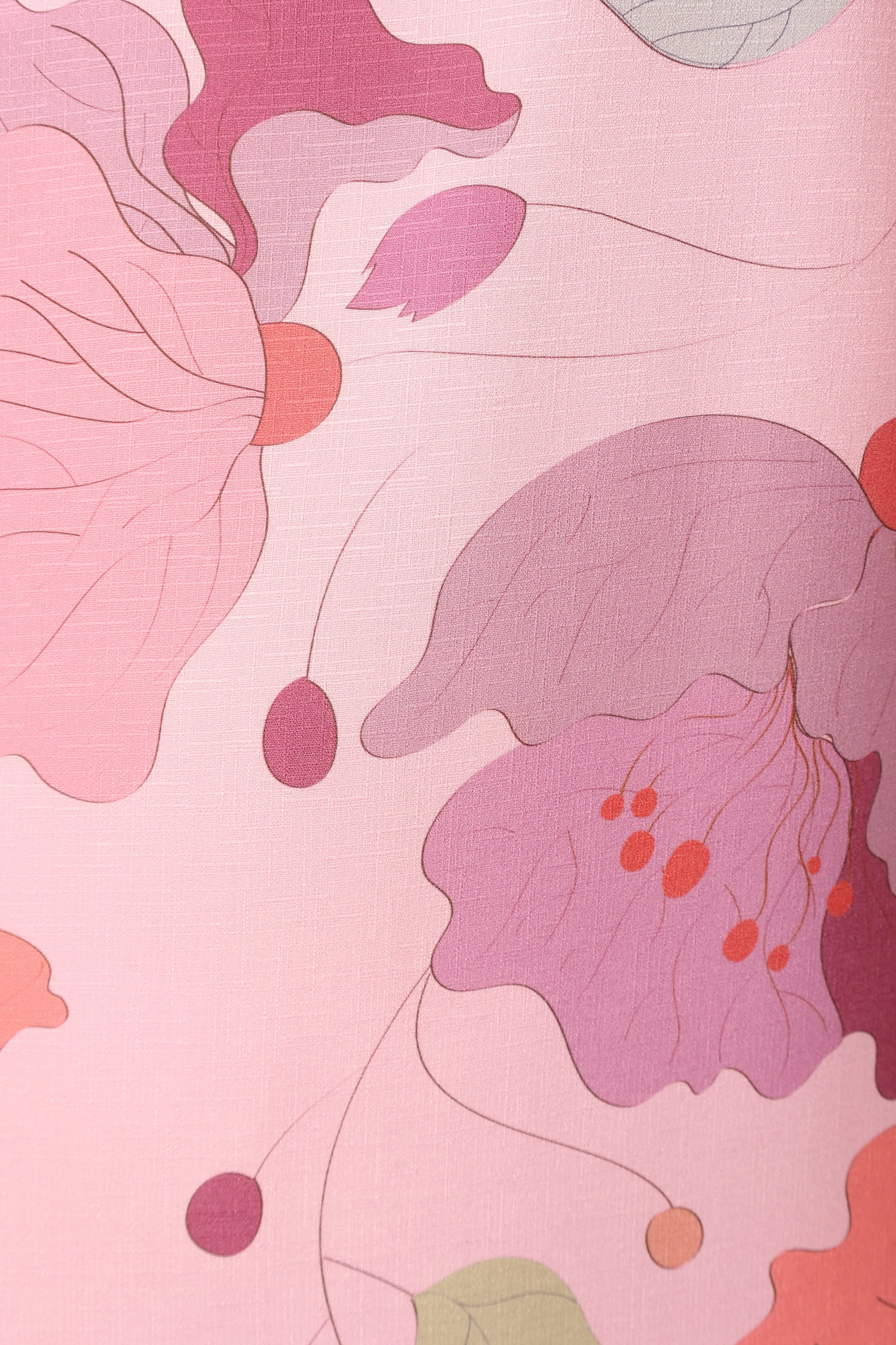 Tillie One Shoulder Maxi Dress - Pink Floral