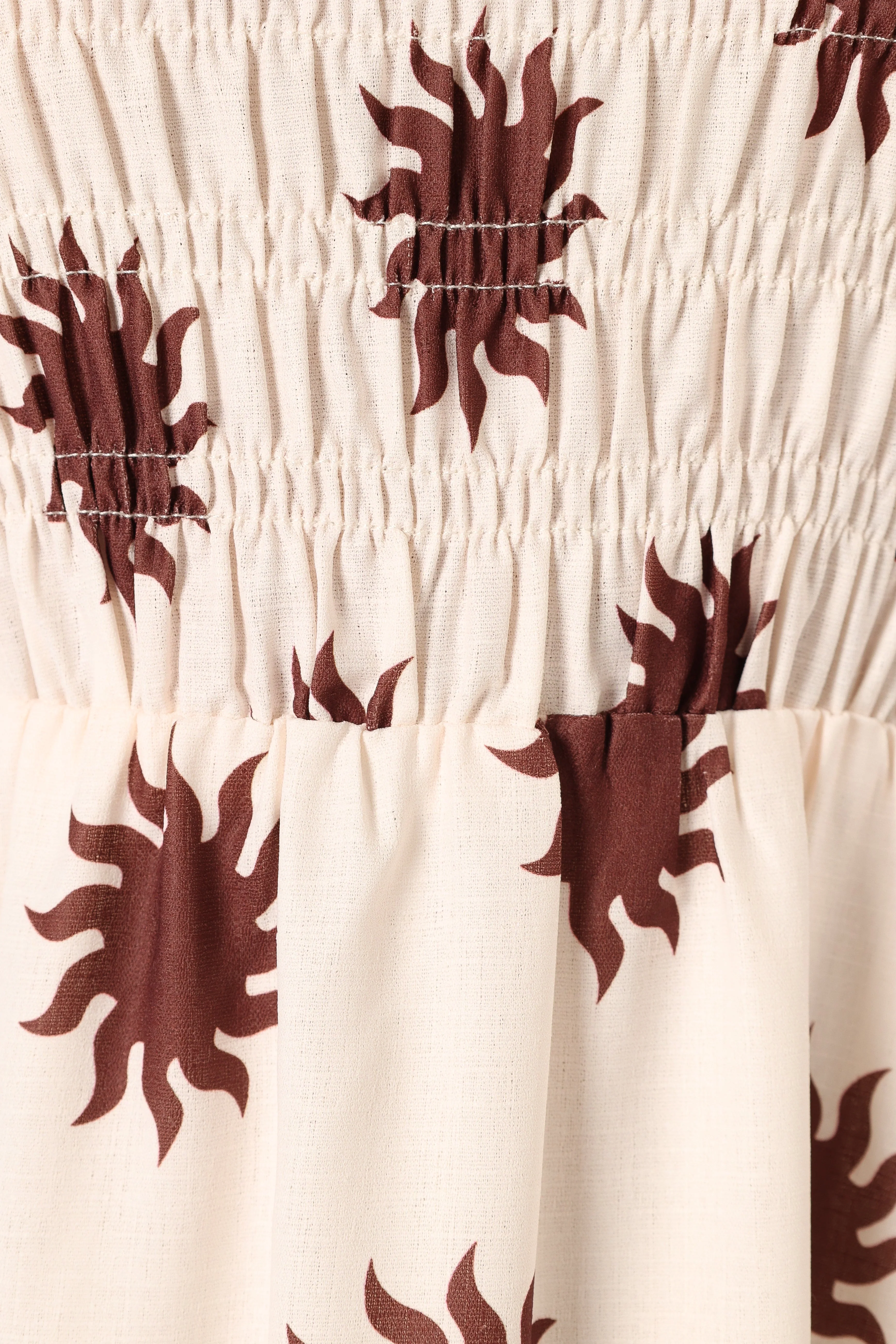 Gene Strapless Midi Dress - Cream