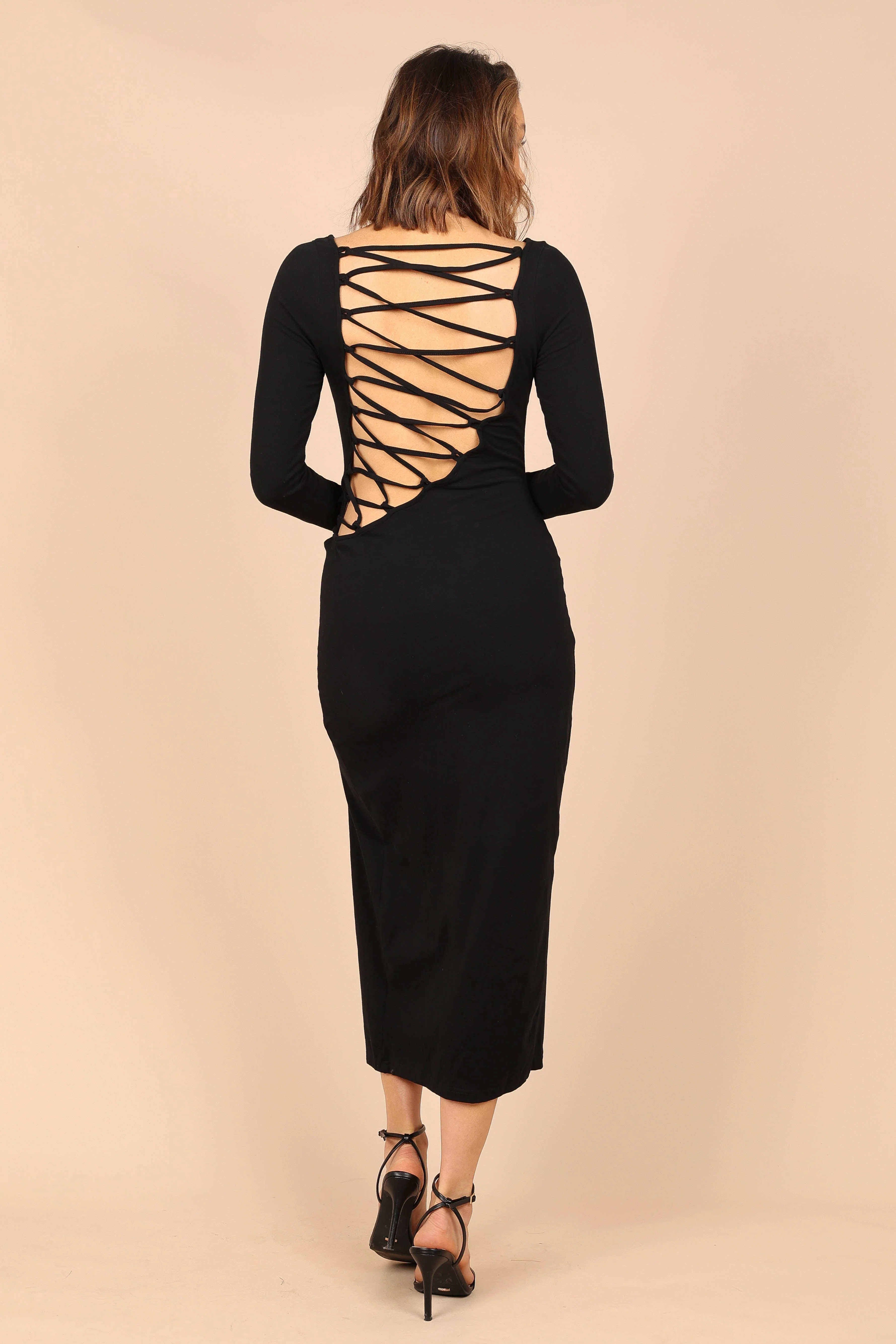 Reed Midi Dress - Black