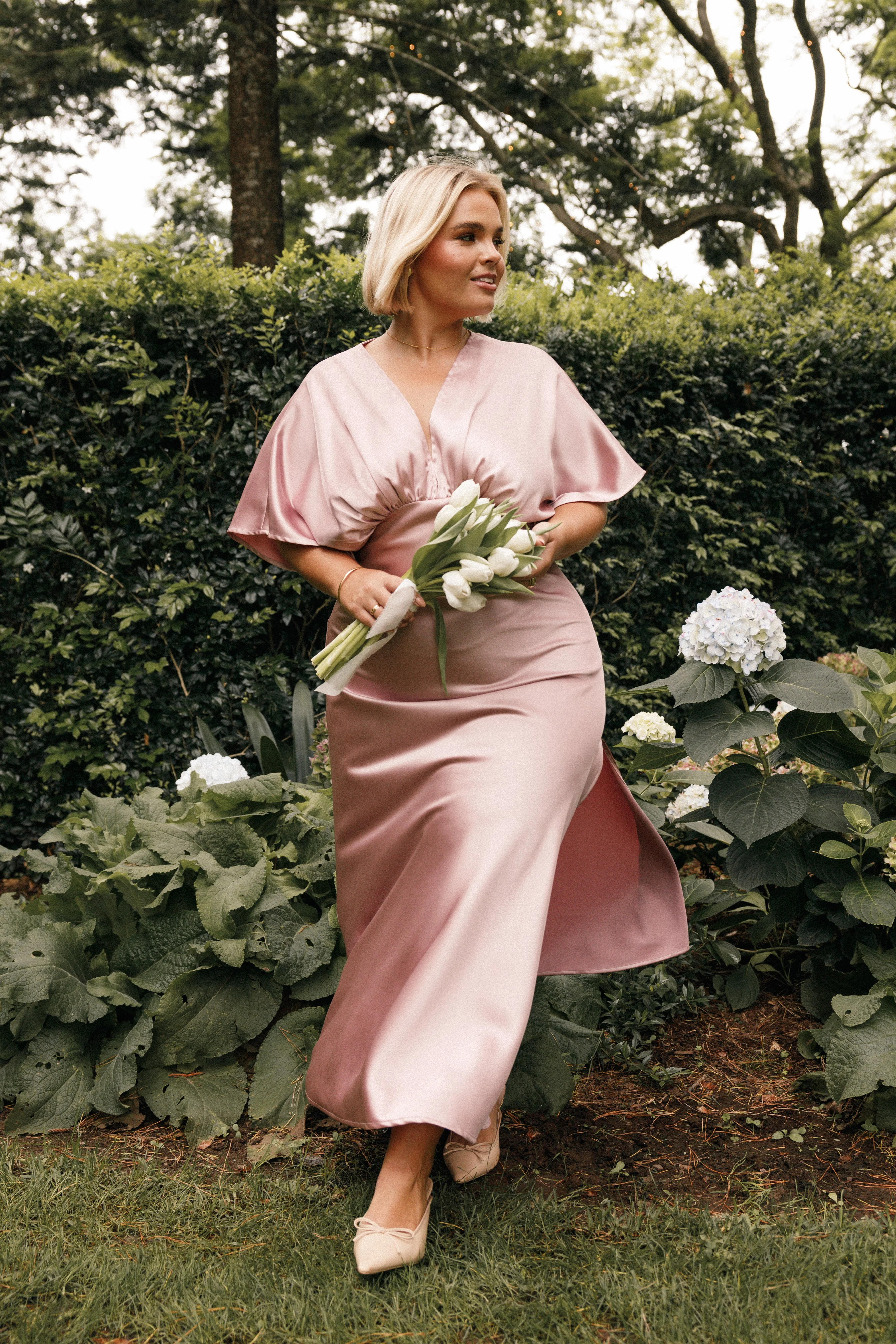 Ricki Maxi Dress - Dusty Rose