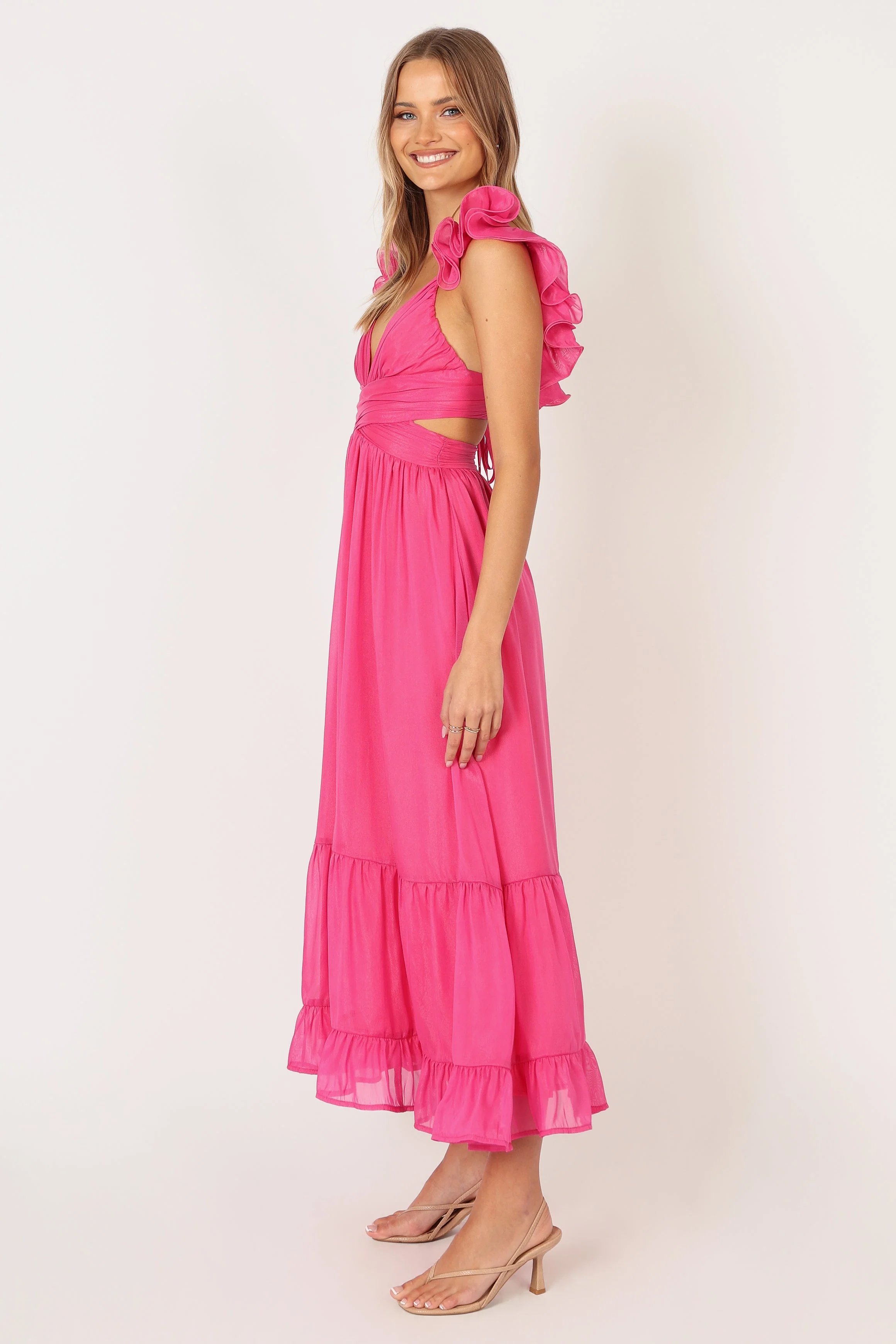 Bonito Midi Dress - Berry