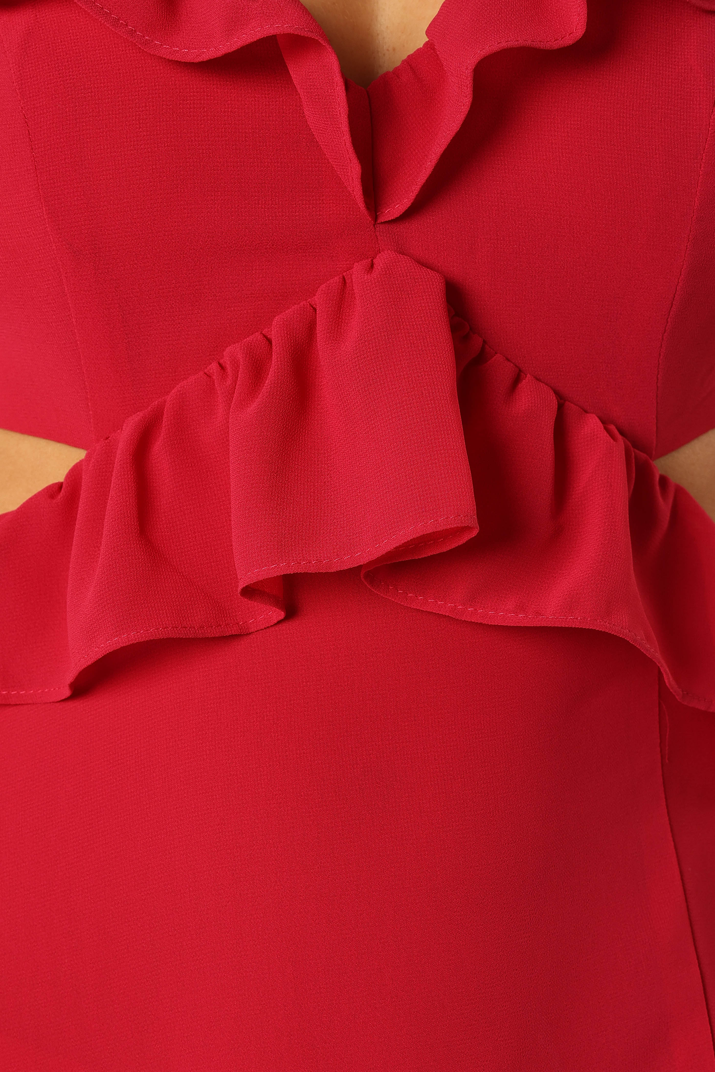 Rori Ruffle Maxi Dress - Pink