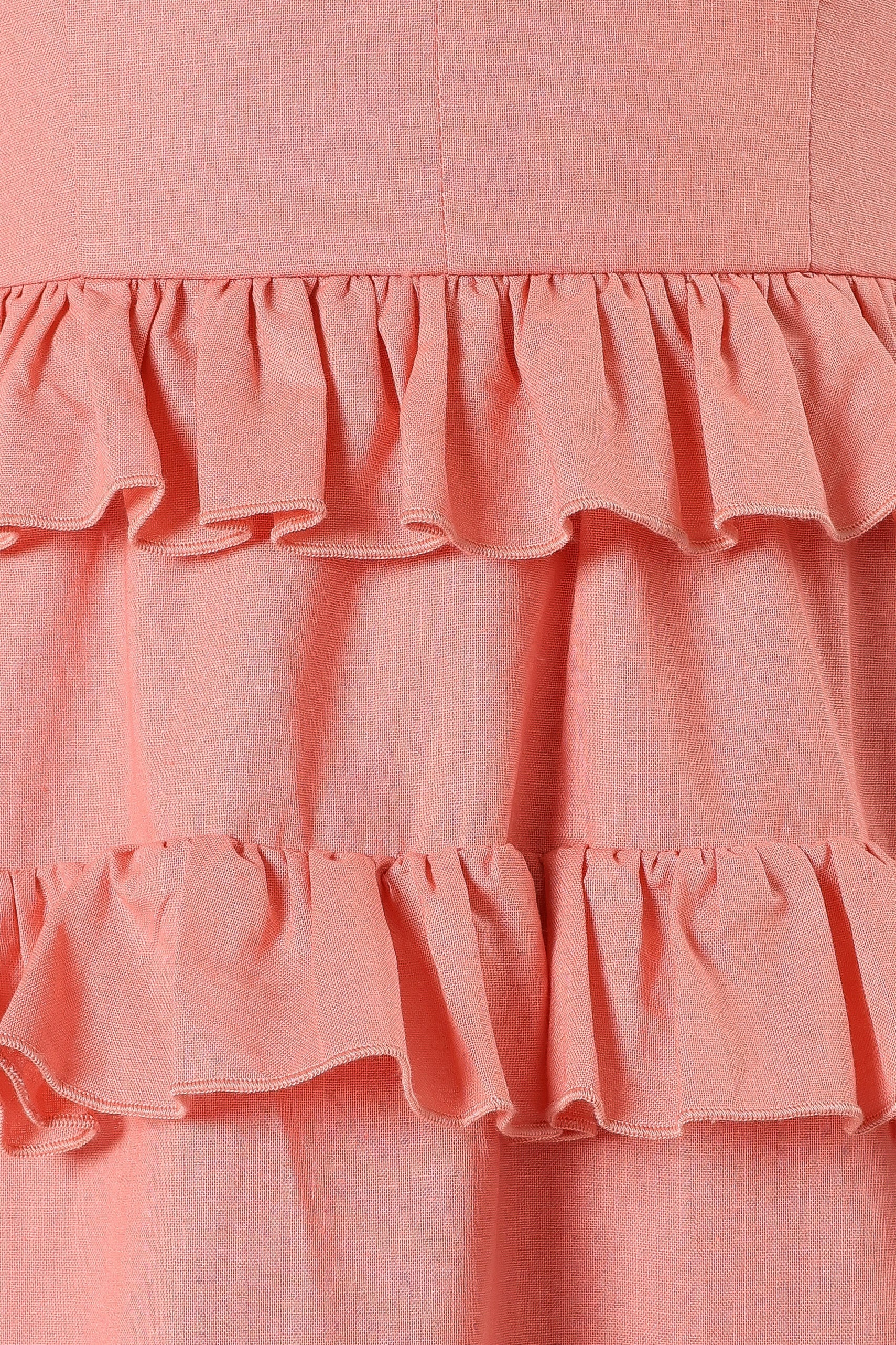 Gloria Strapless Maxi Dress - Coral Pink