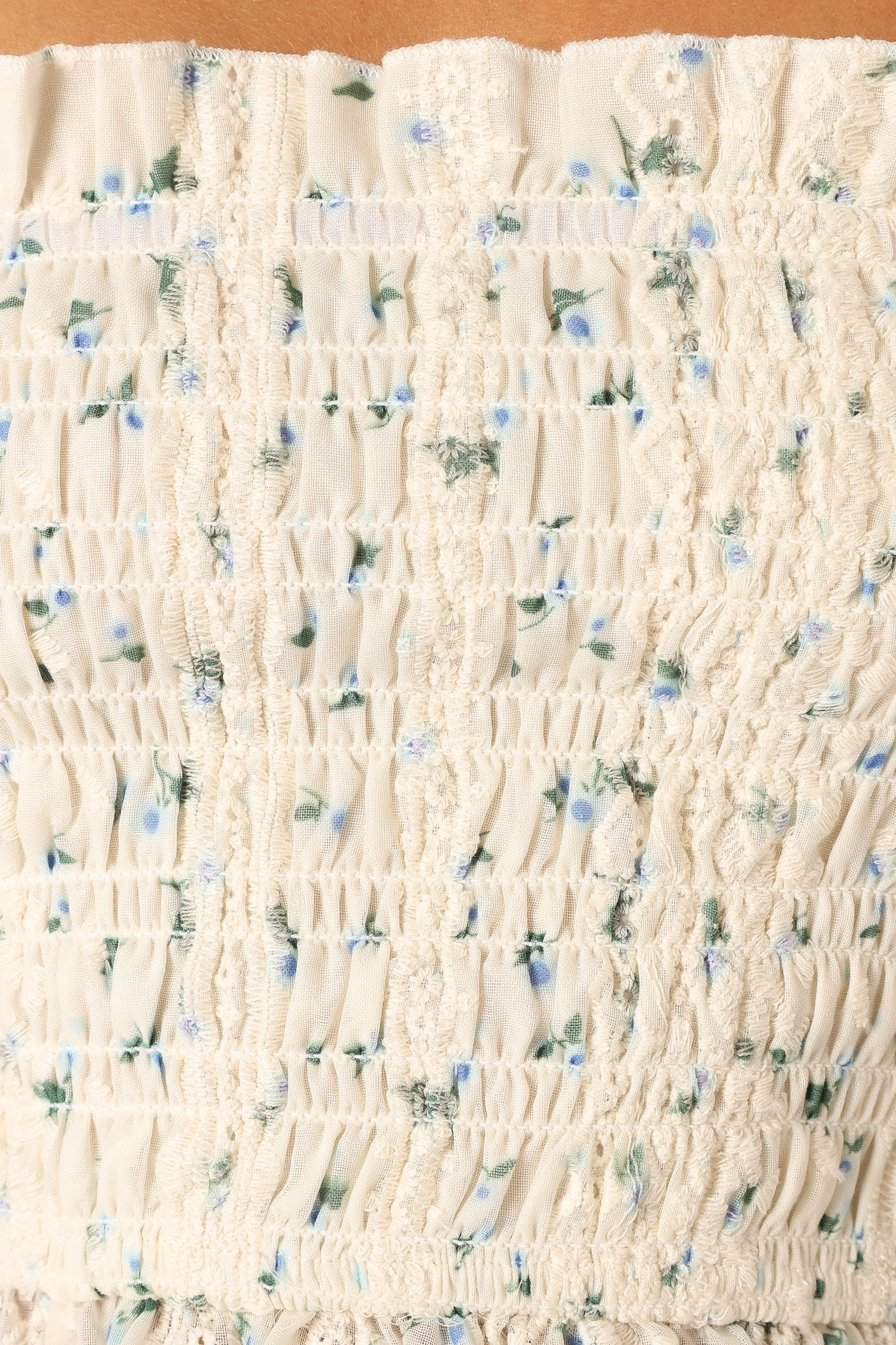 Amberlyn Sleeveless Top - Blue Floral