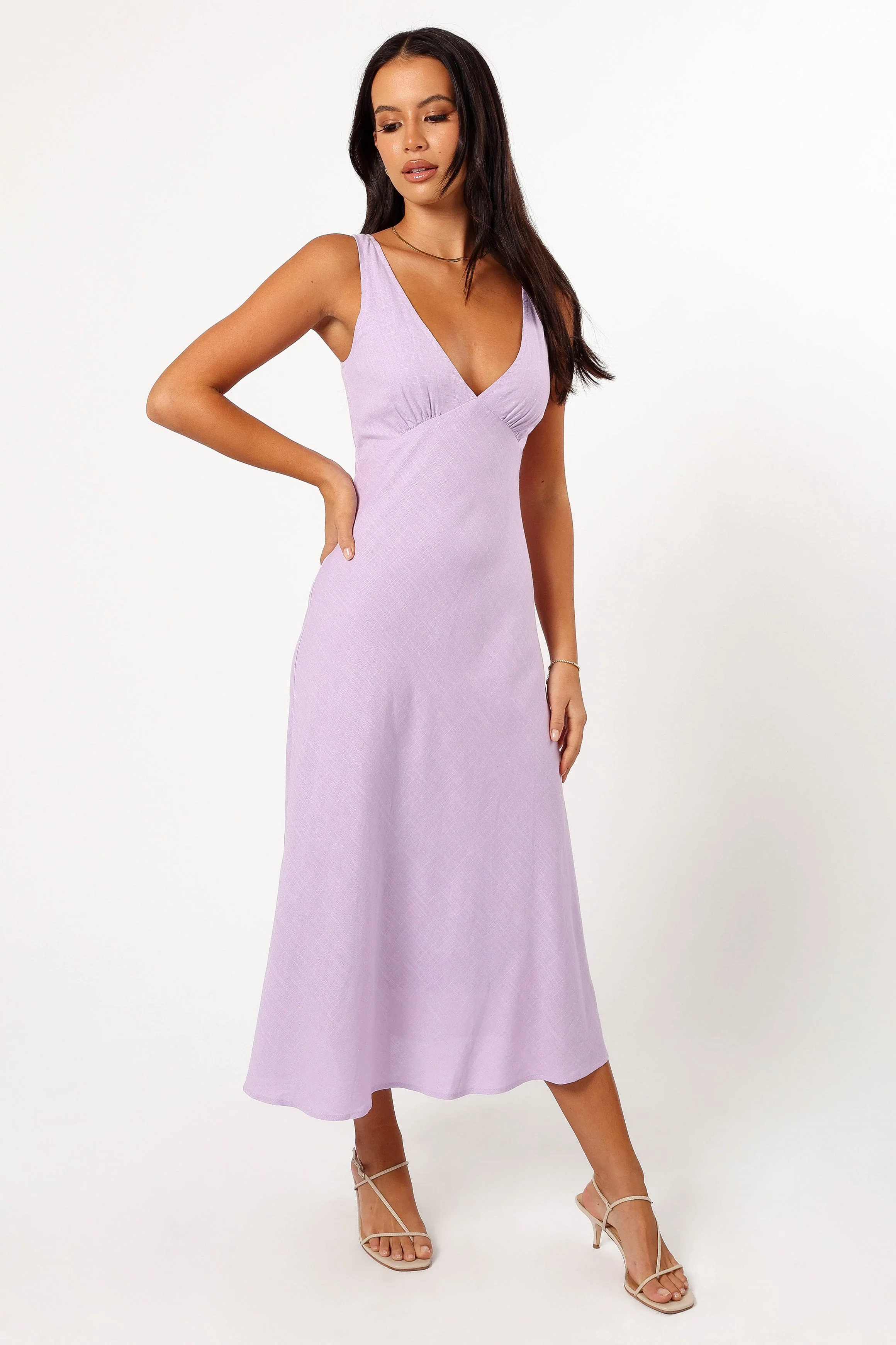 Shyla Midi Dress - Lilac