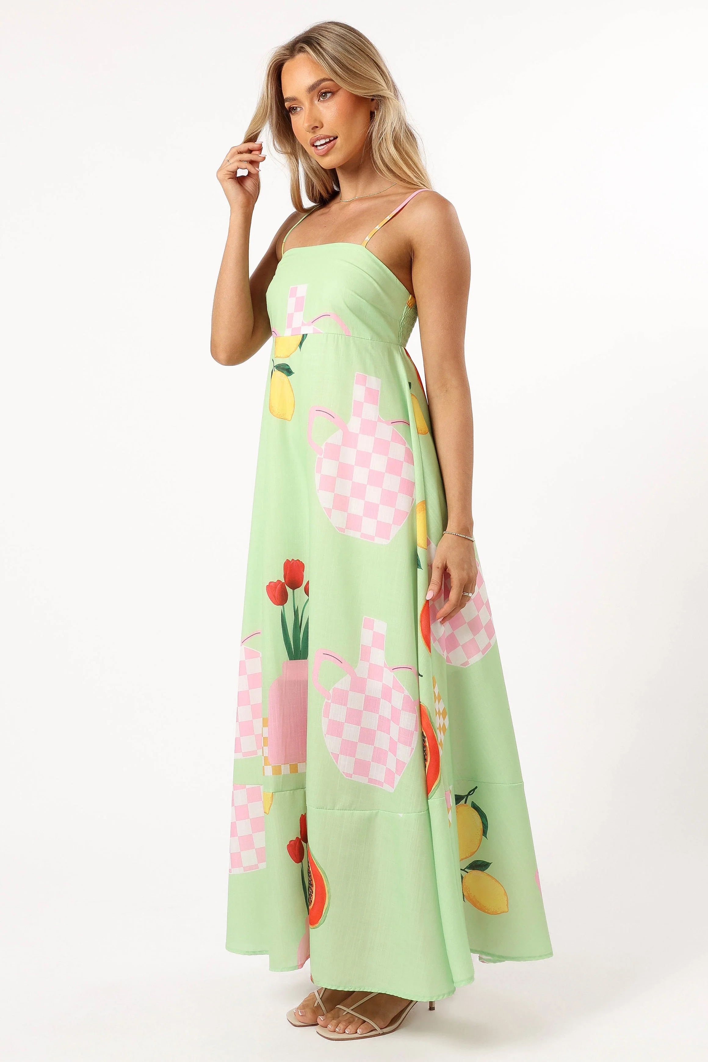 Brea Maxi Dress - Green Papaya