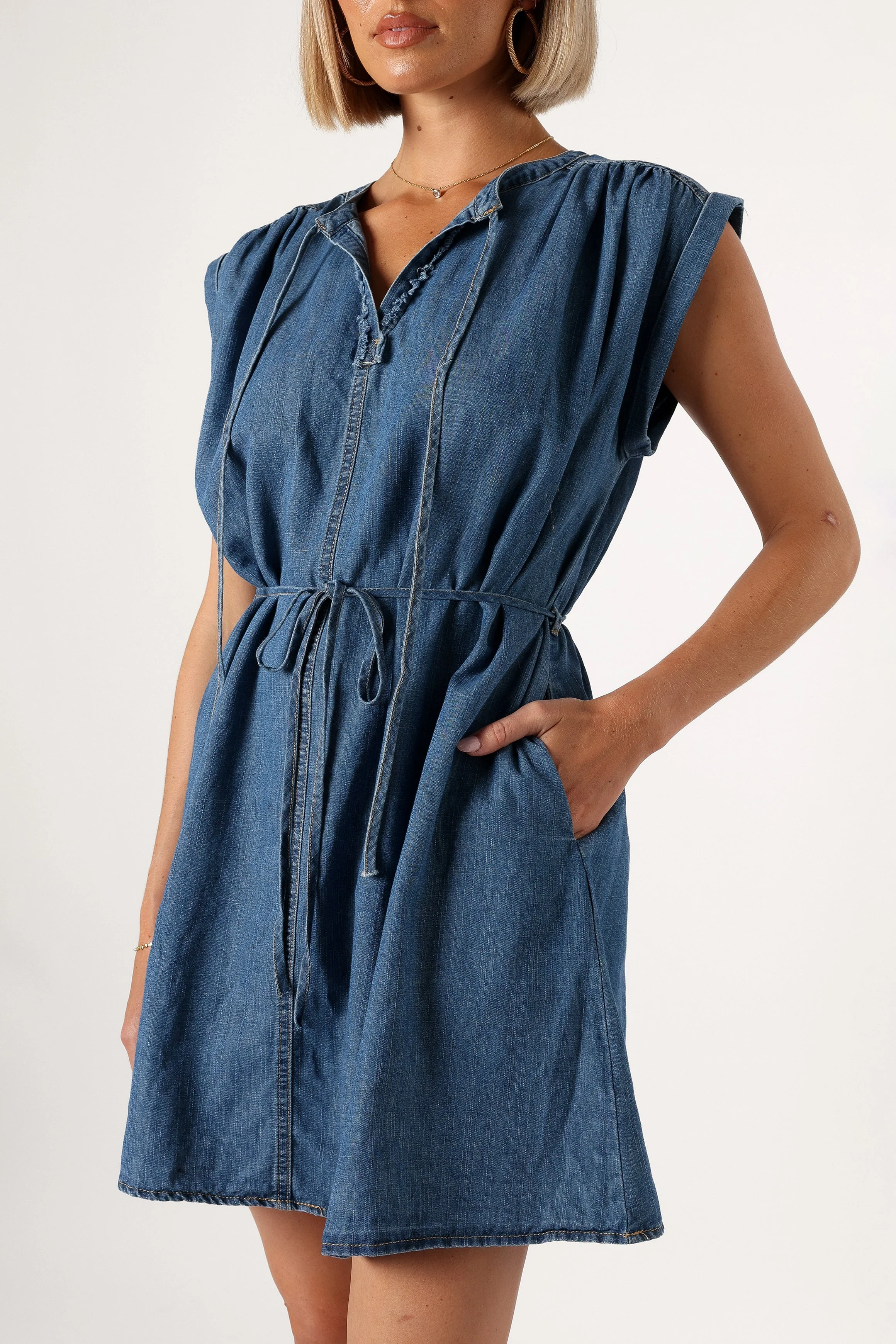 Tinsley Mini Dress - Denim