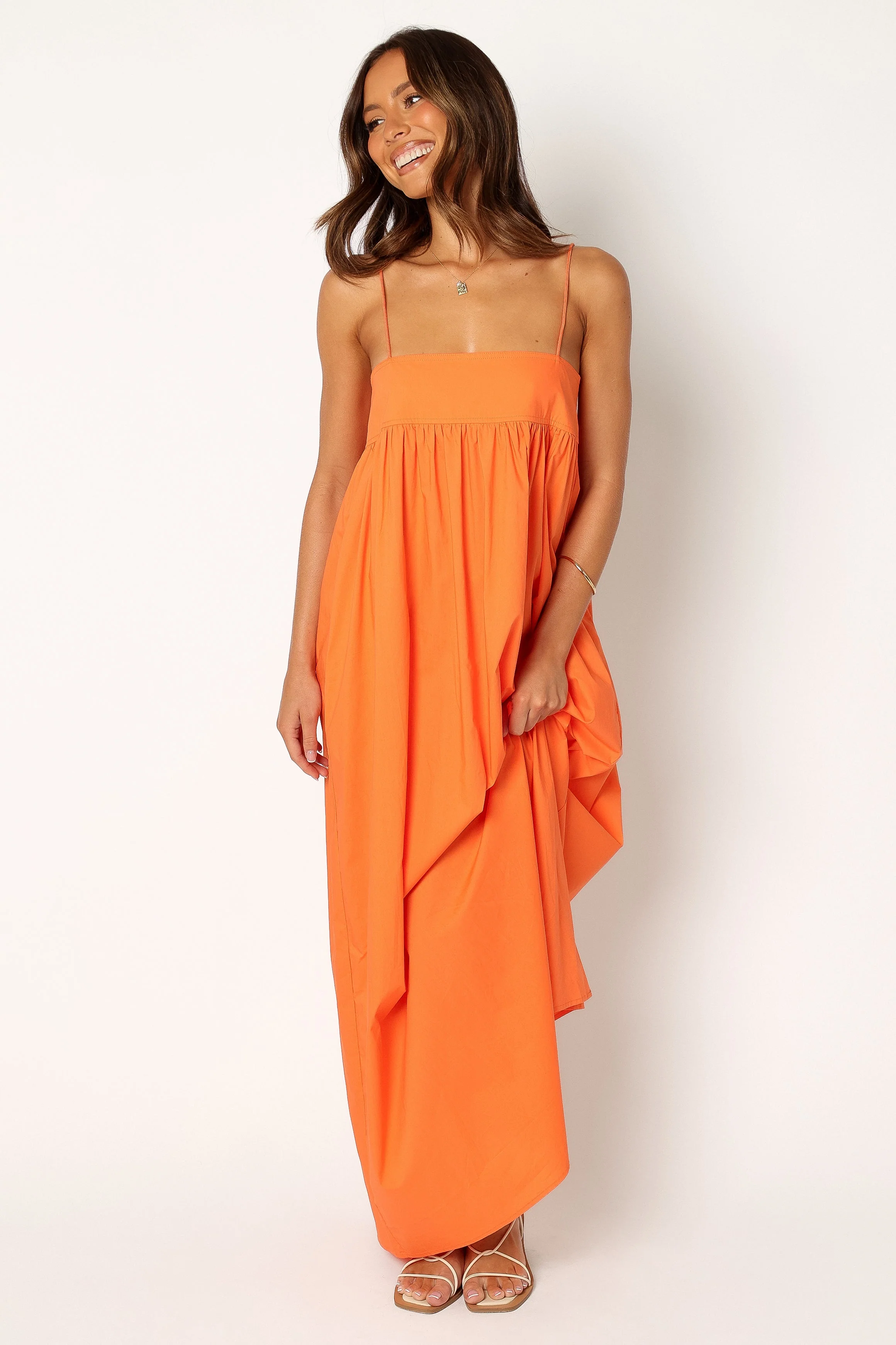 Serina Maxi Dress - Orange