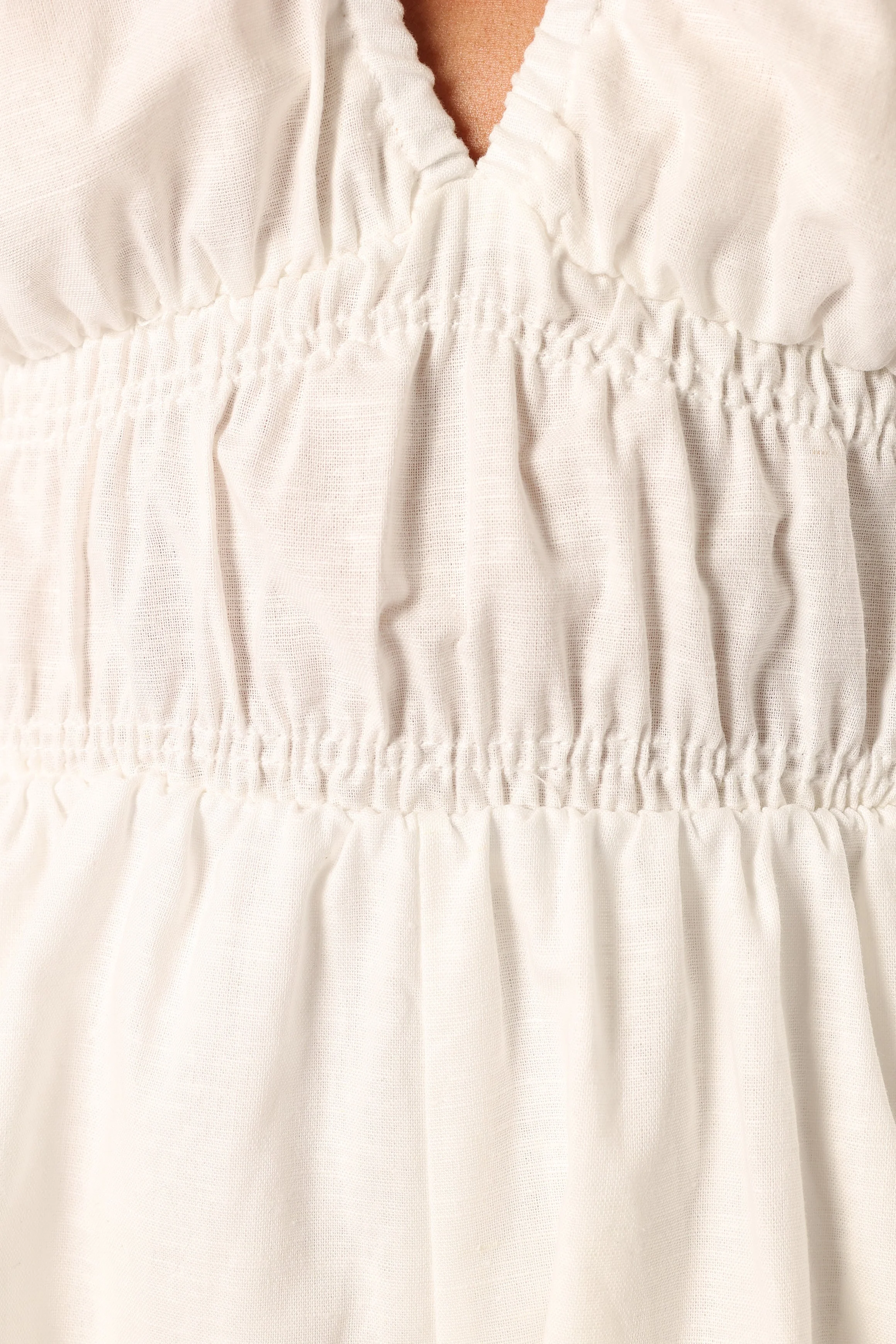 Kaia Playsuit - White