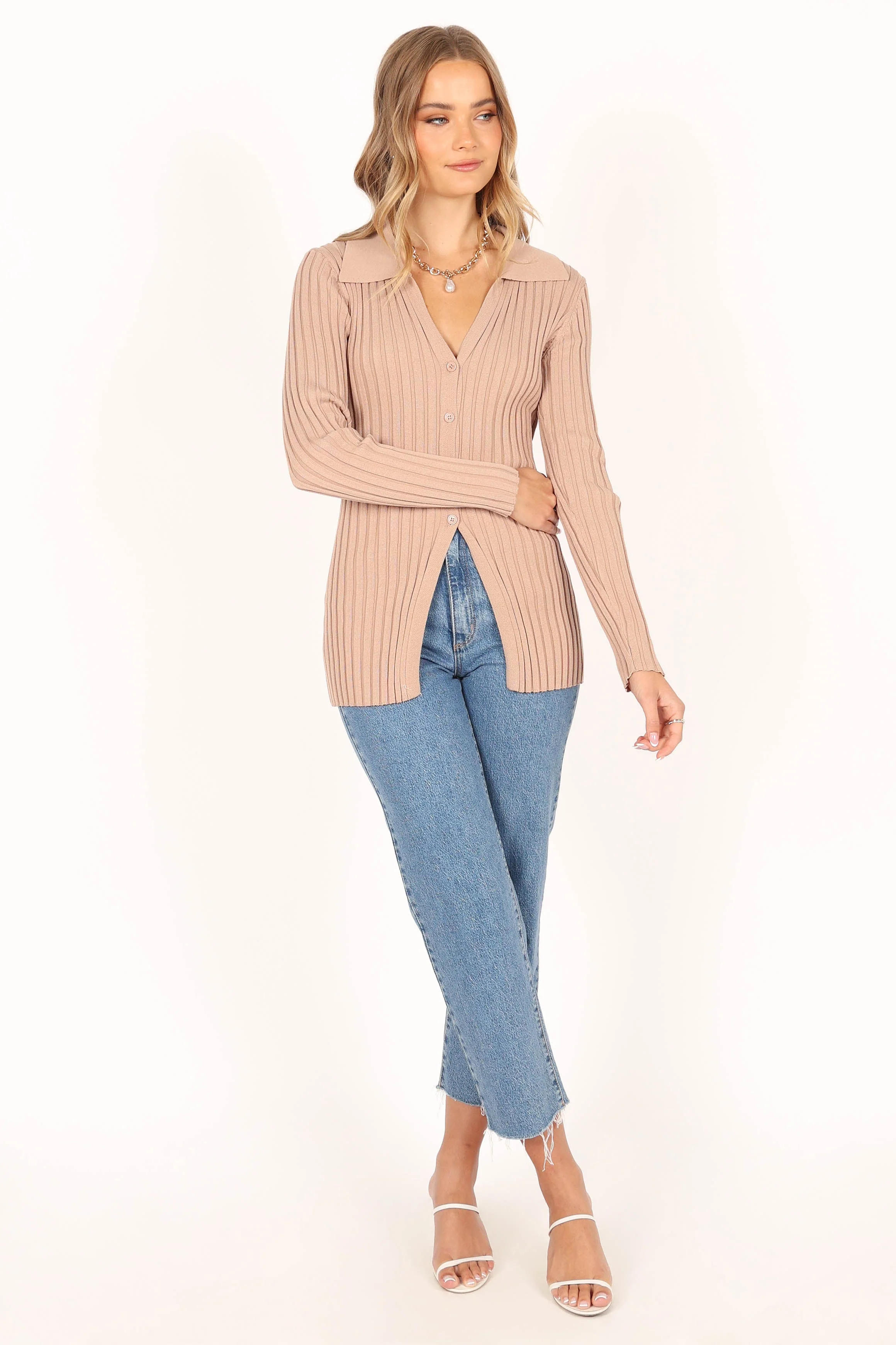 Samara Knit Top - Mocha