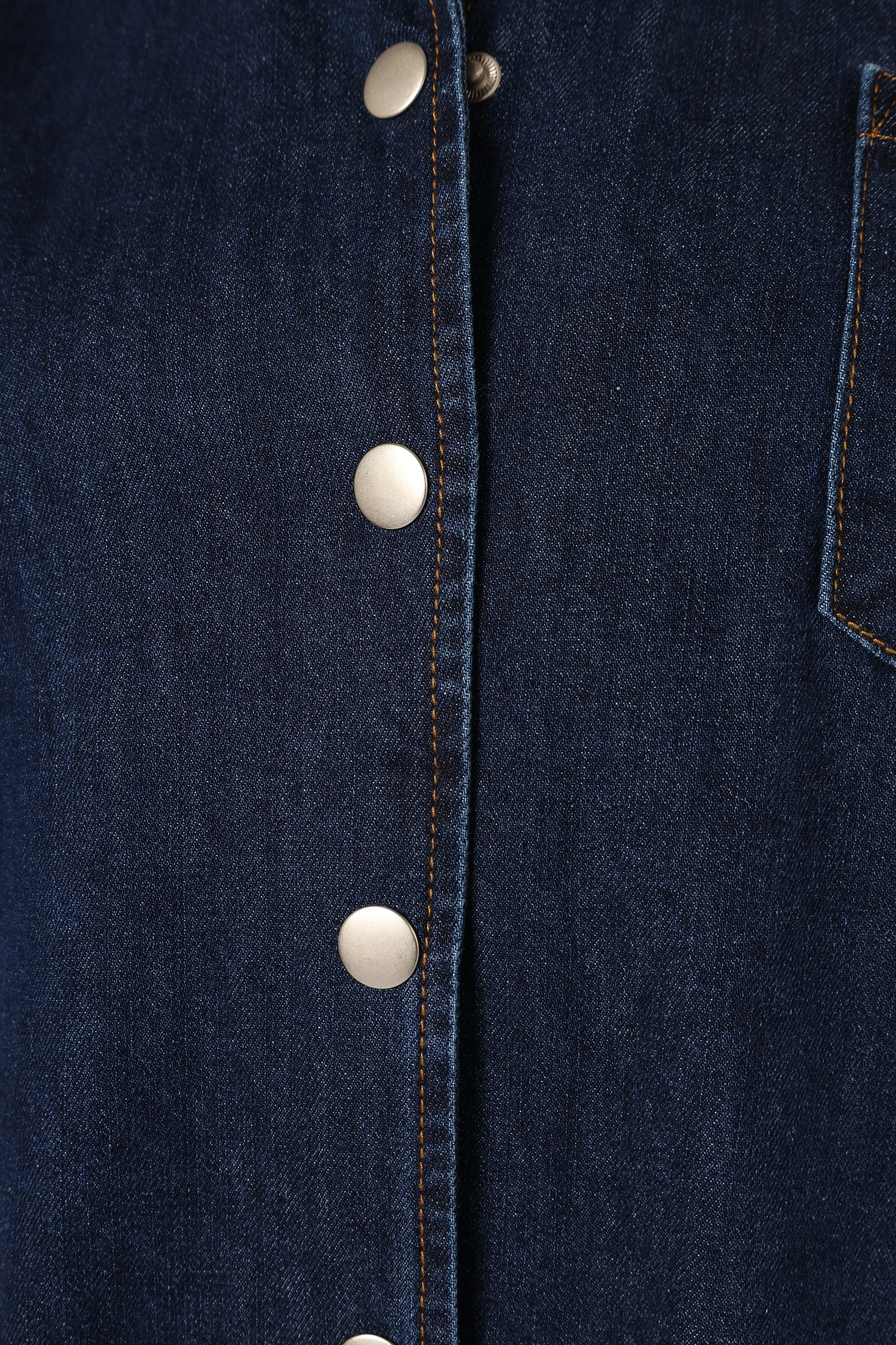 Briellen Romper - Dark Denim