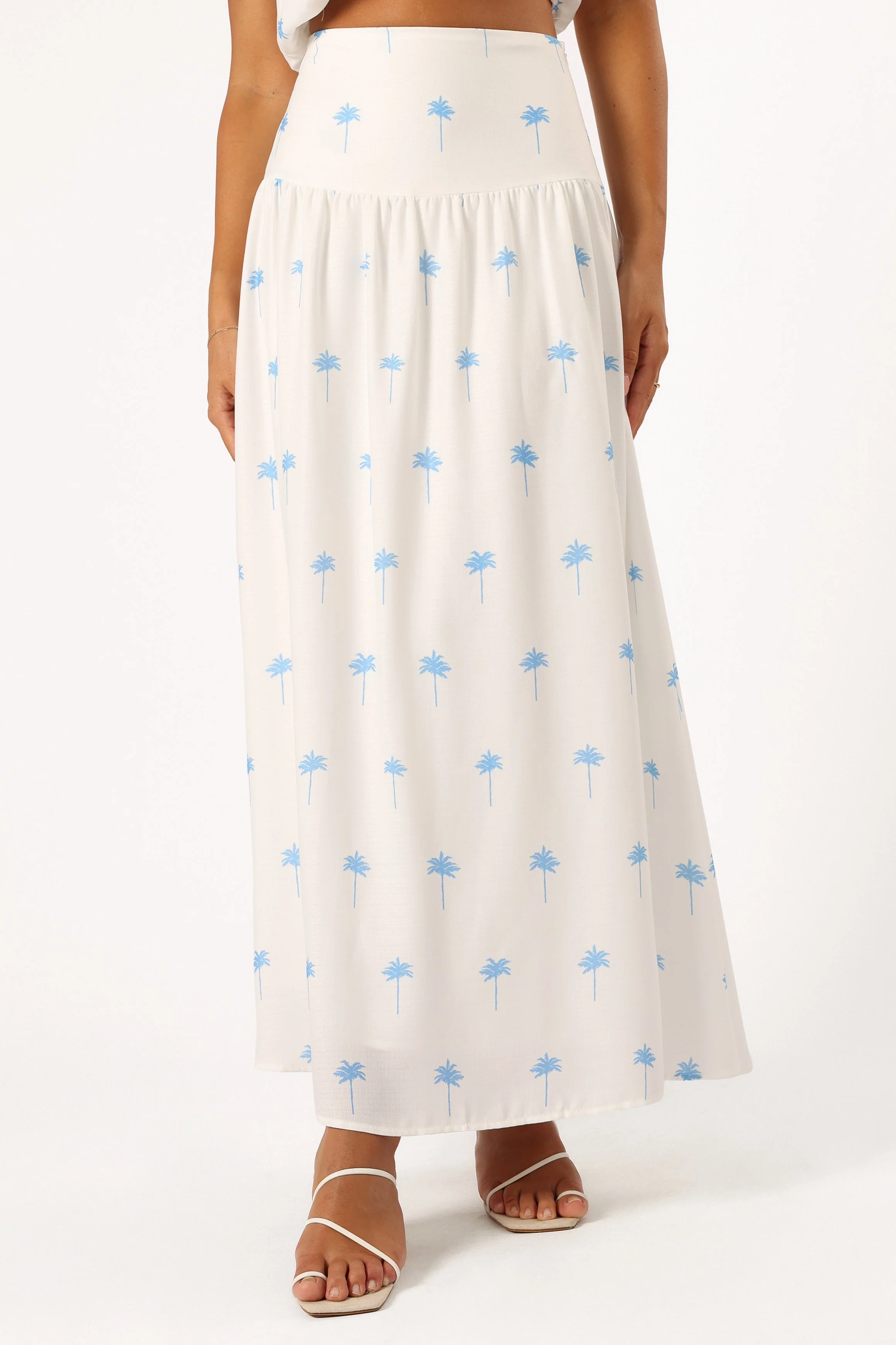 Greer Two Piece Set - White Blue