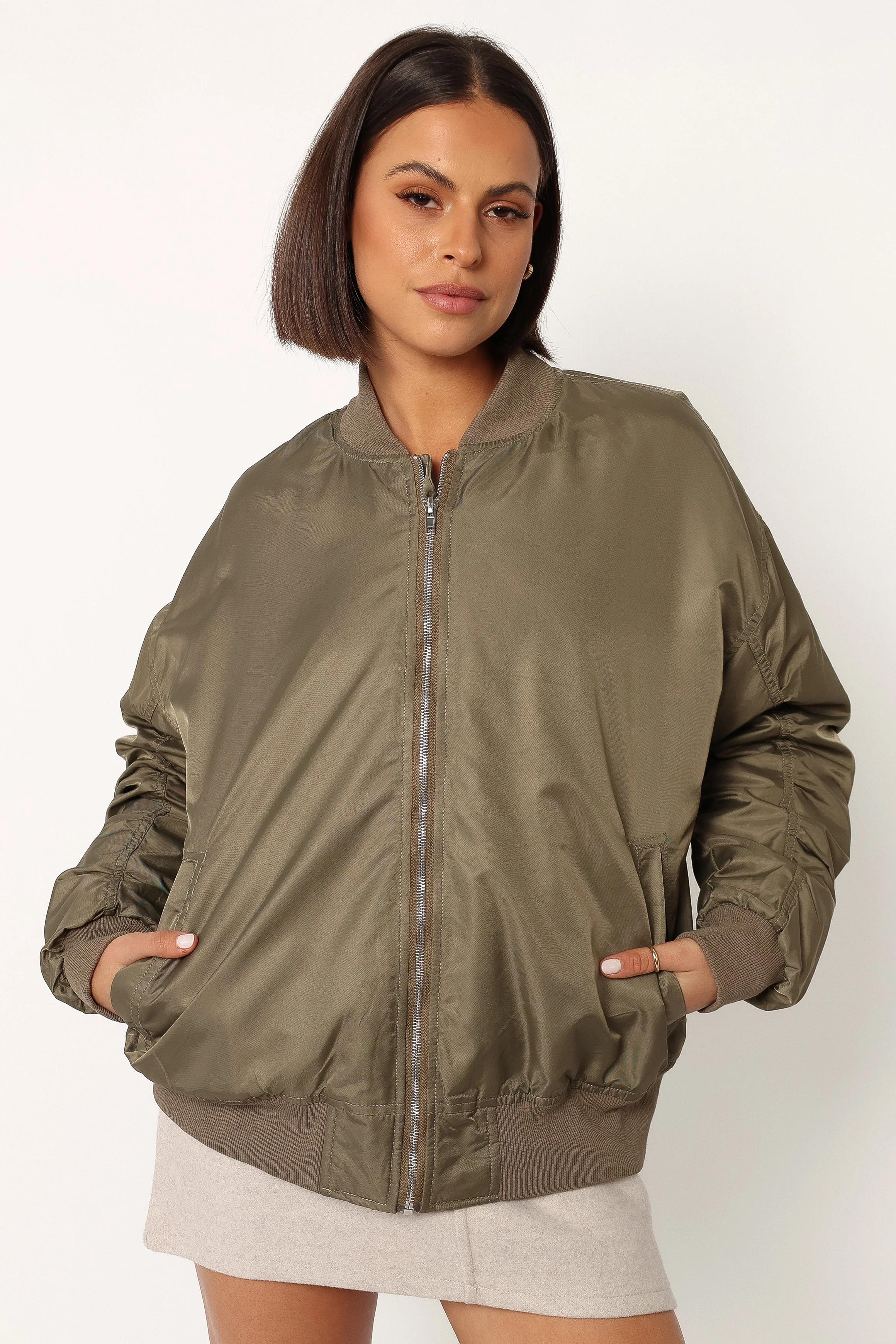 Bryce Bomber Jacket - Khaki