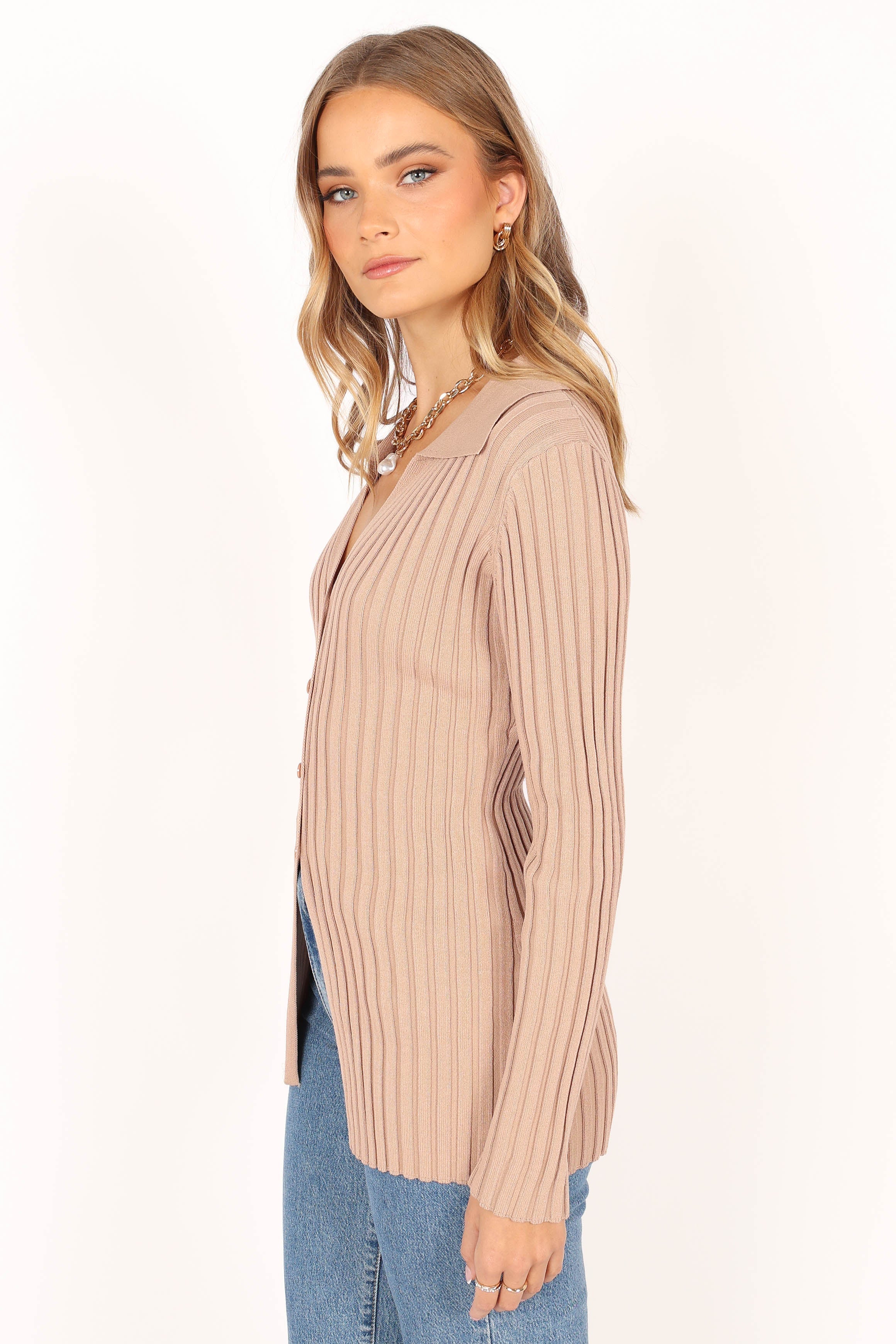 Samara Knit Top - Mocha