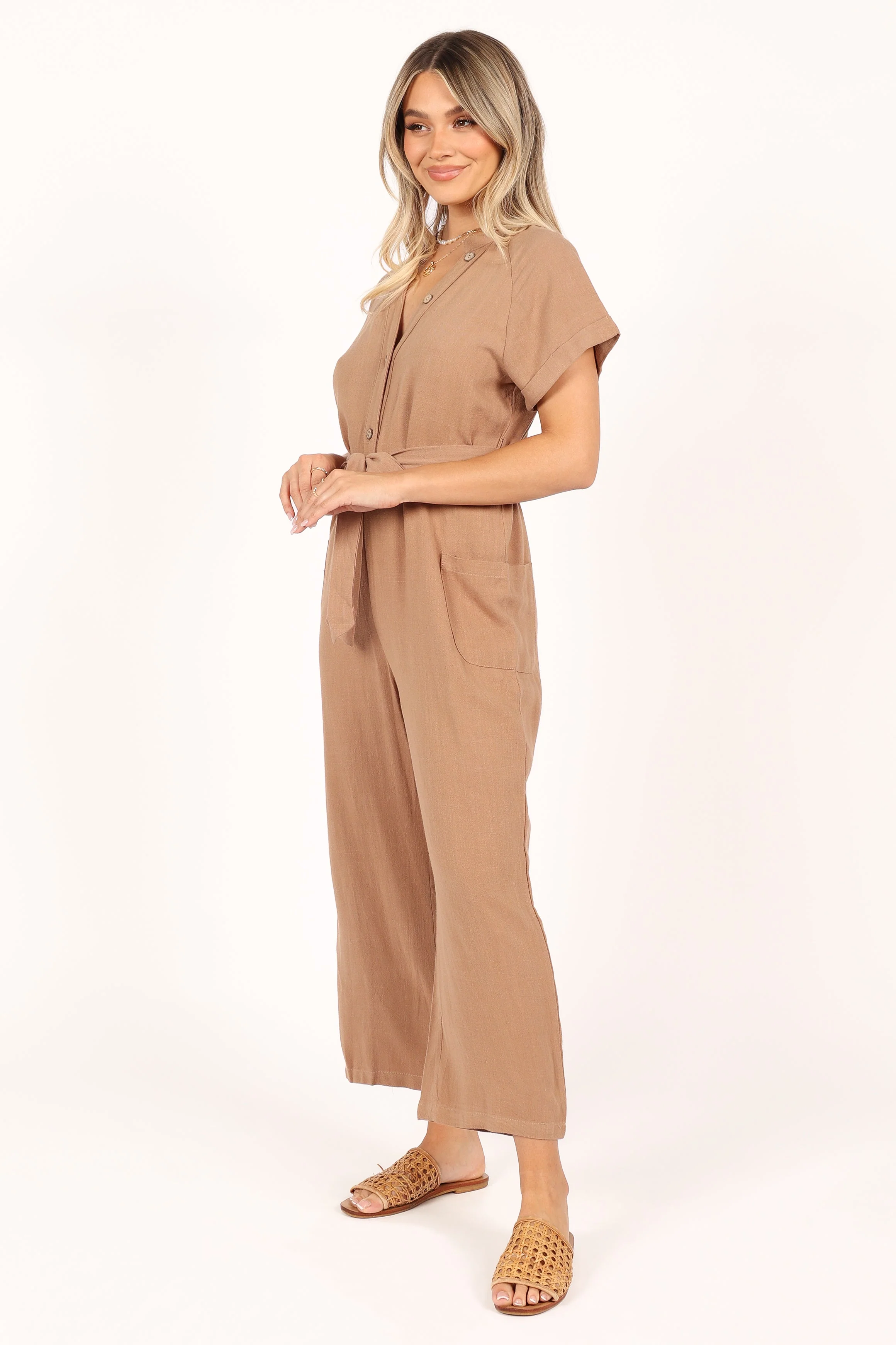 Archie Jumpsuit - Mocha