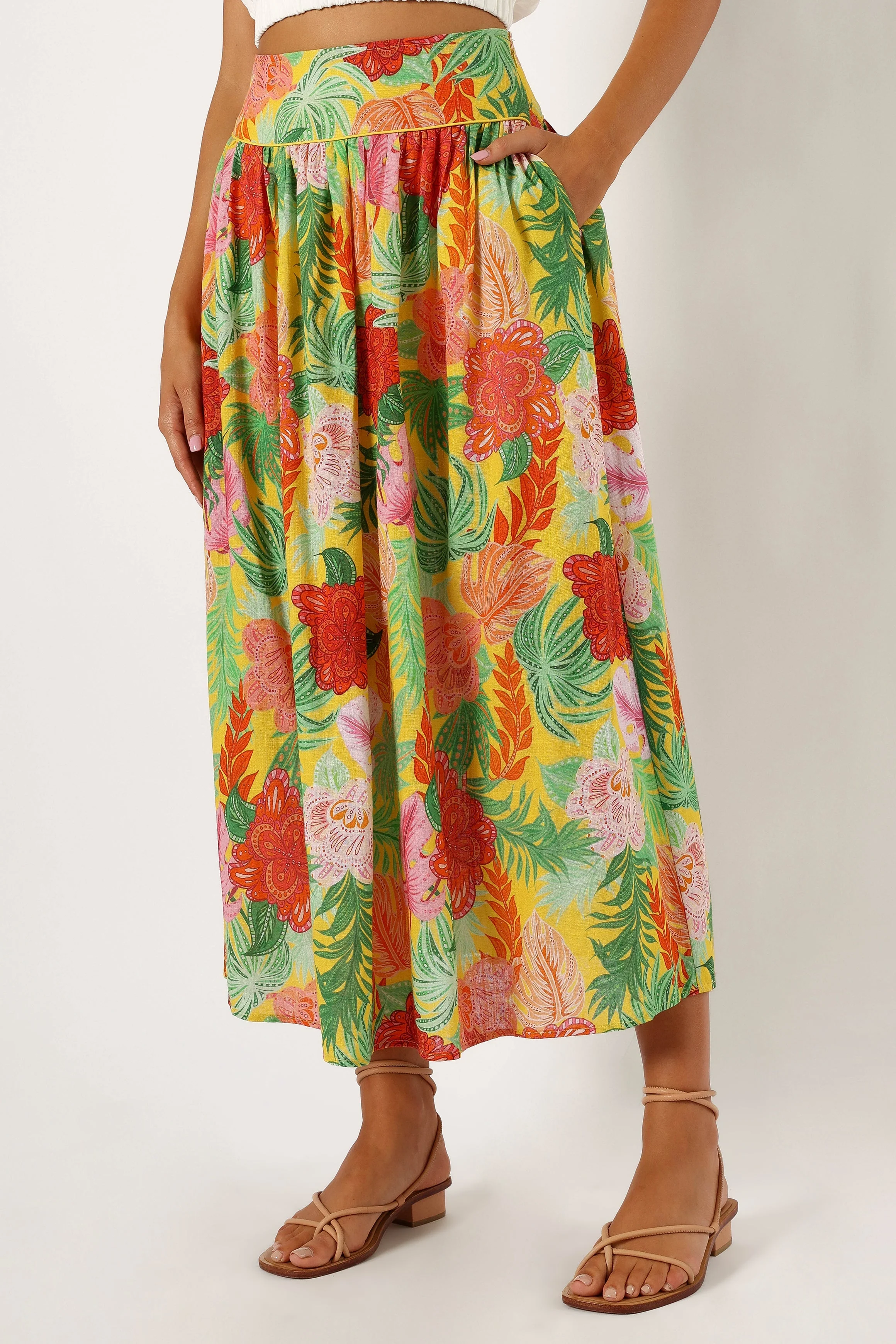 Miami Maxi Skirt - Leilani Print