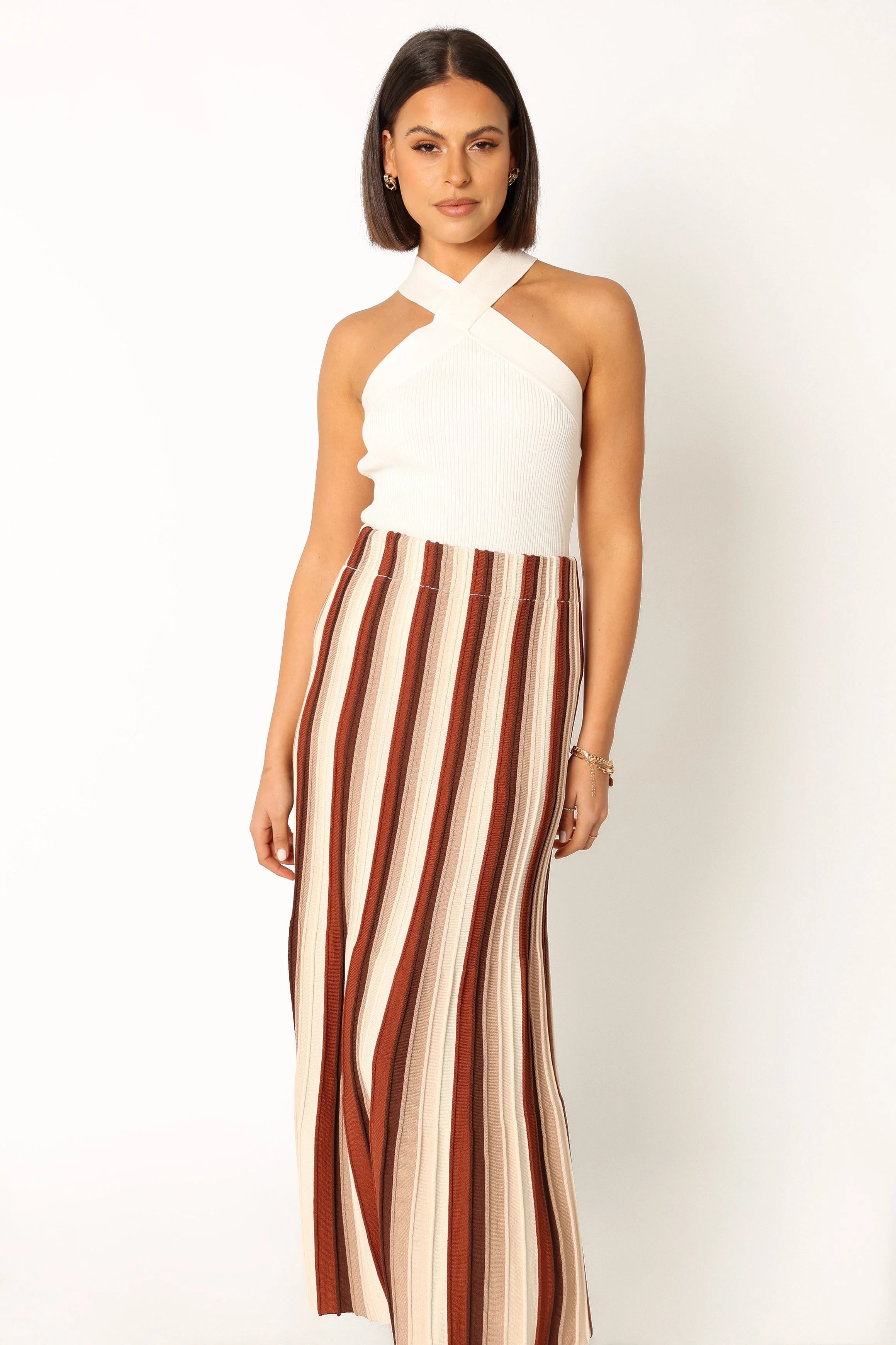 Jordie Knit Skirt - Neutral