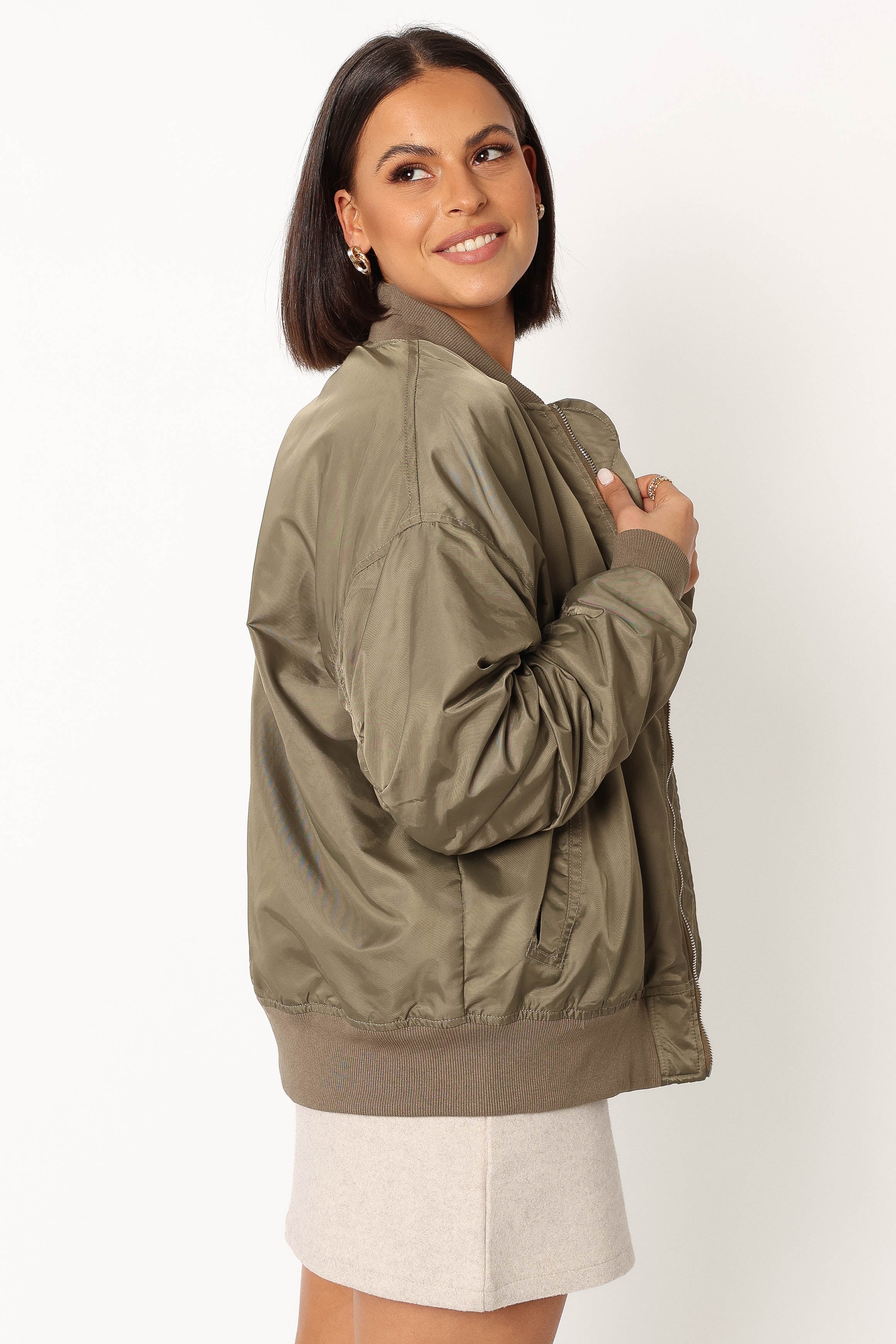 Bryce Bomber Jacket - Khaki