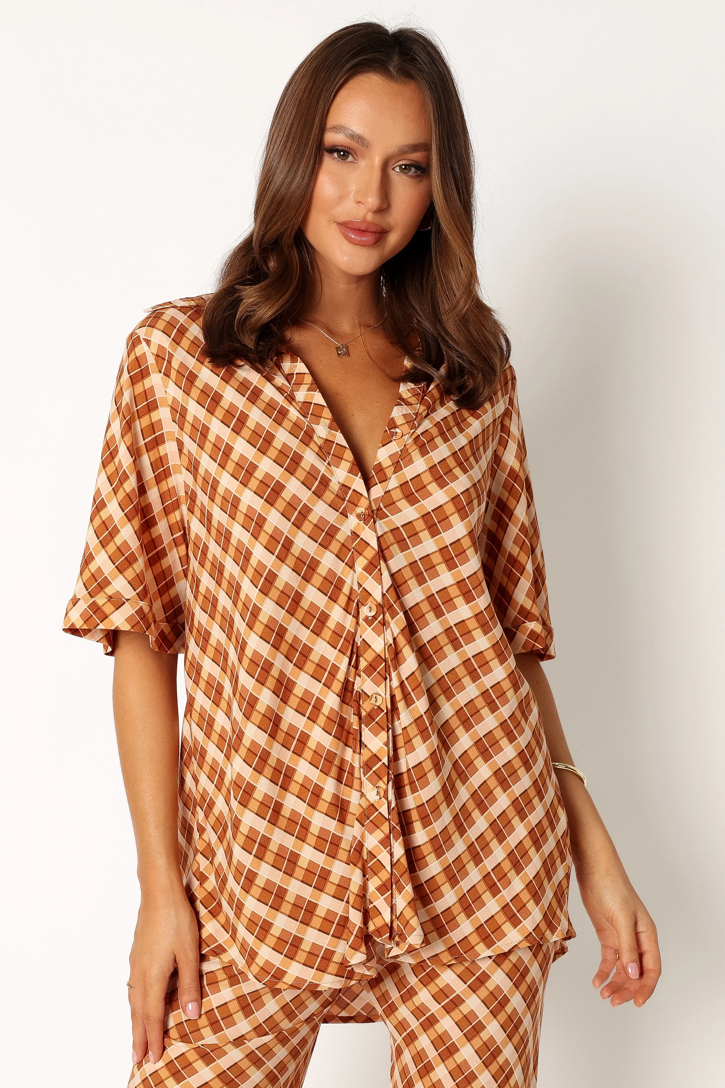 Blake Short Sleeve Shirt - Orange