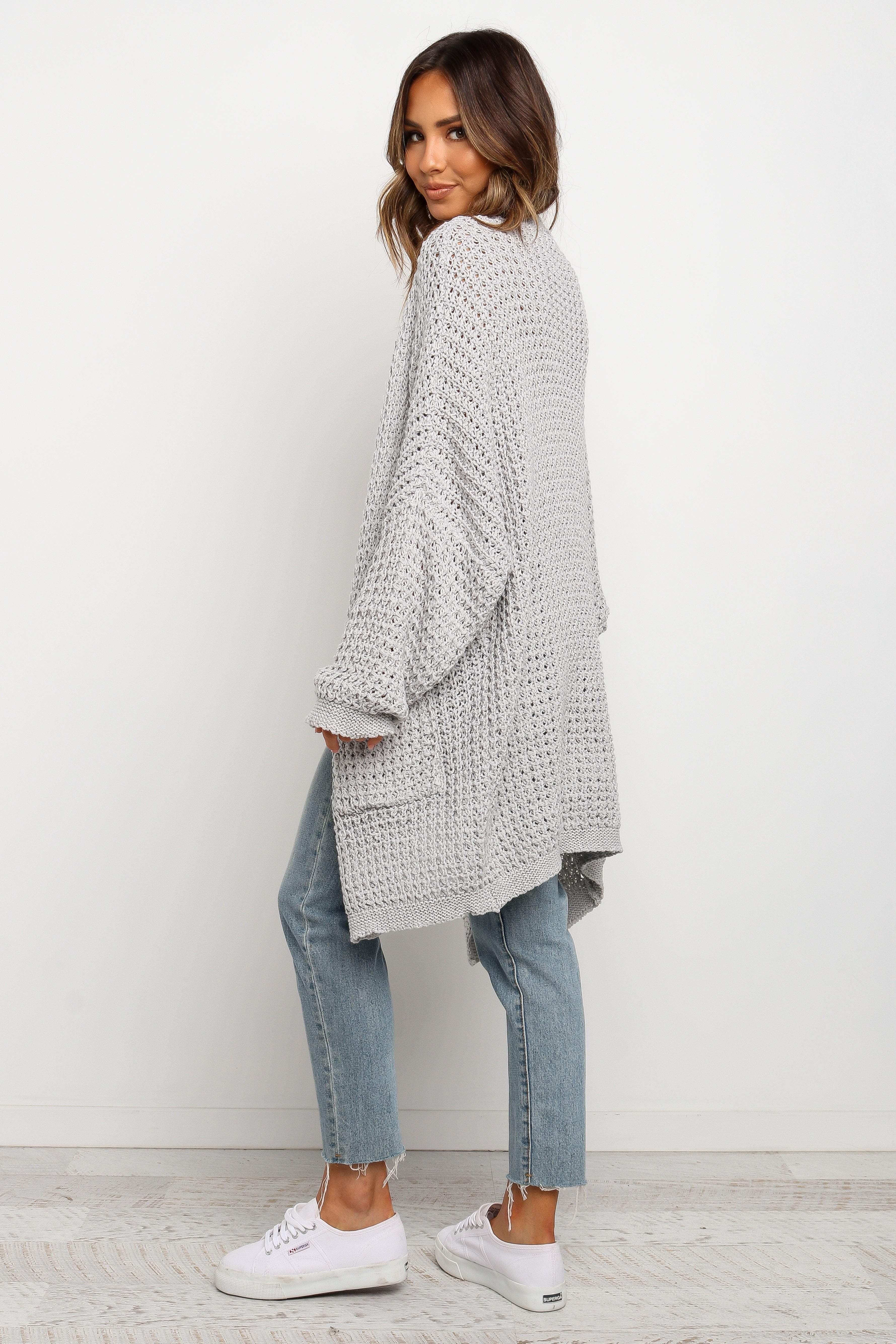 Leyonie Cardigan - Grey