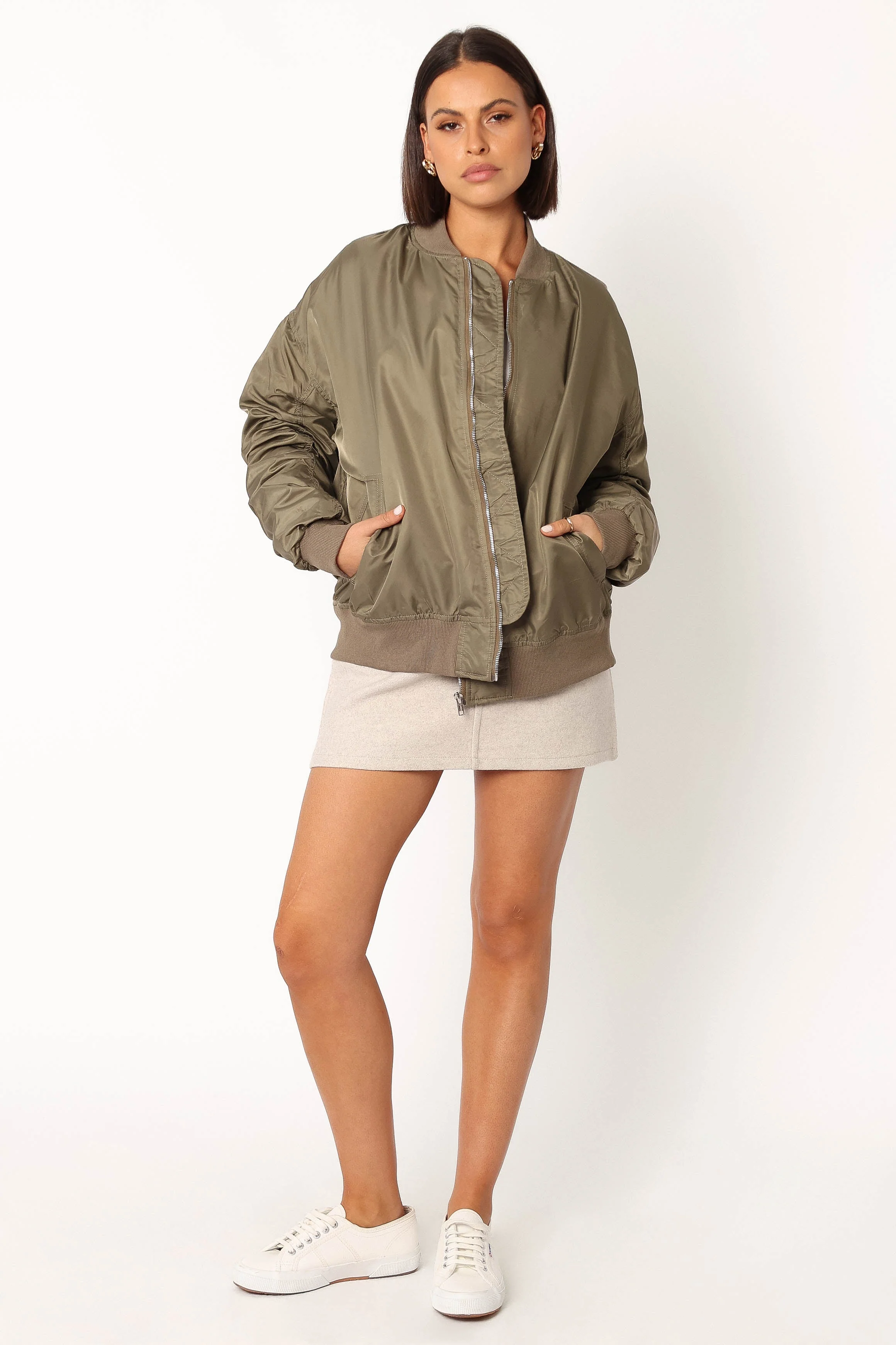 Bryce Bomber Jacket - Khaki