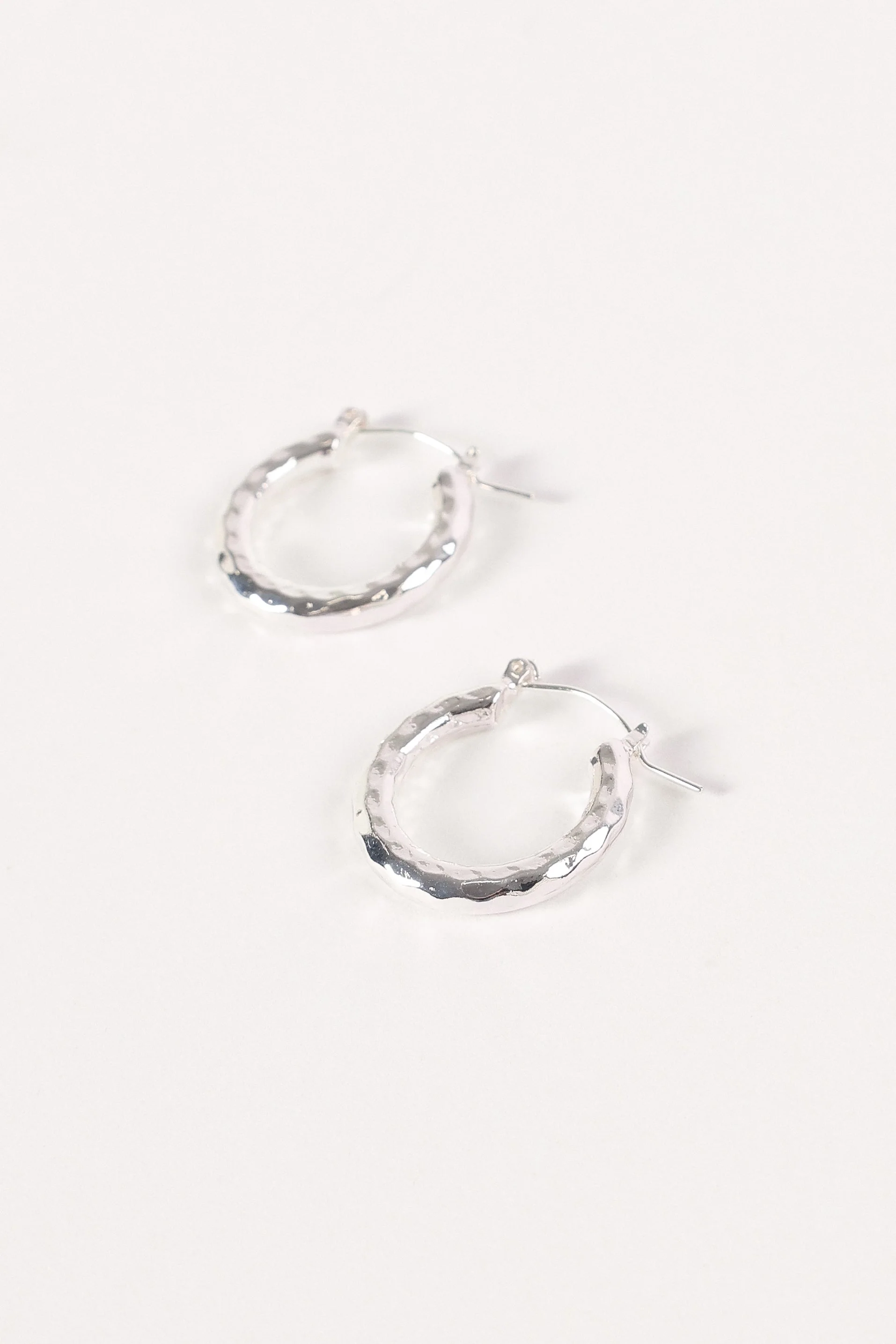 Kennedy Hoop Earrings - Silver