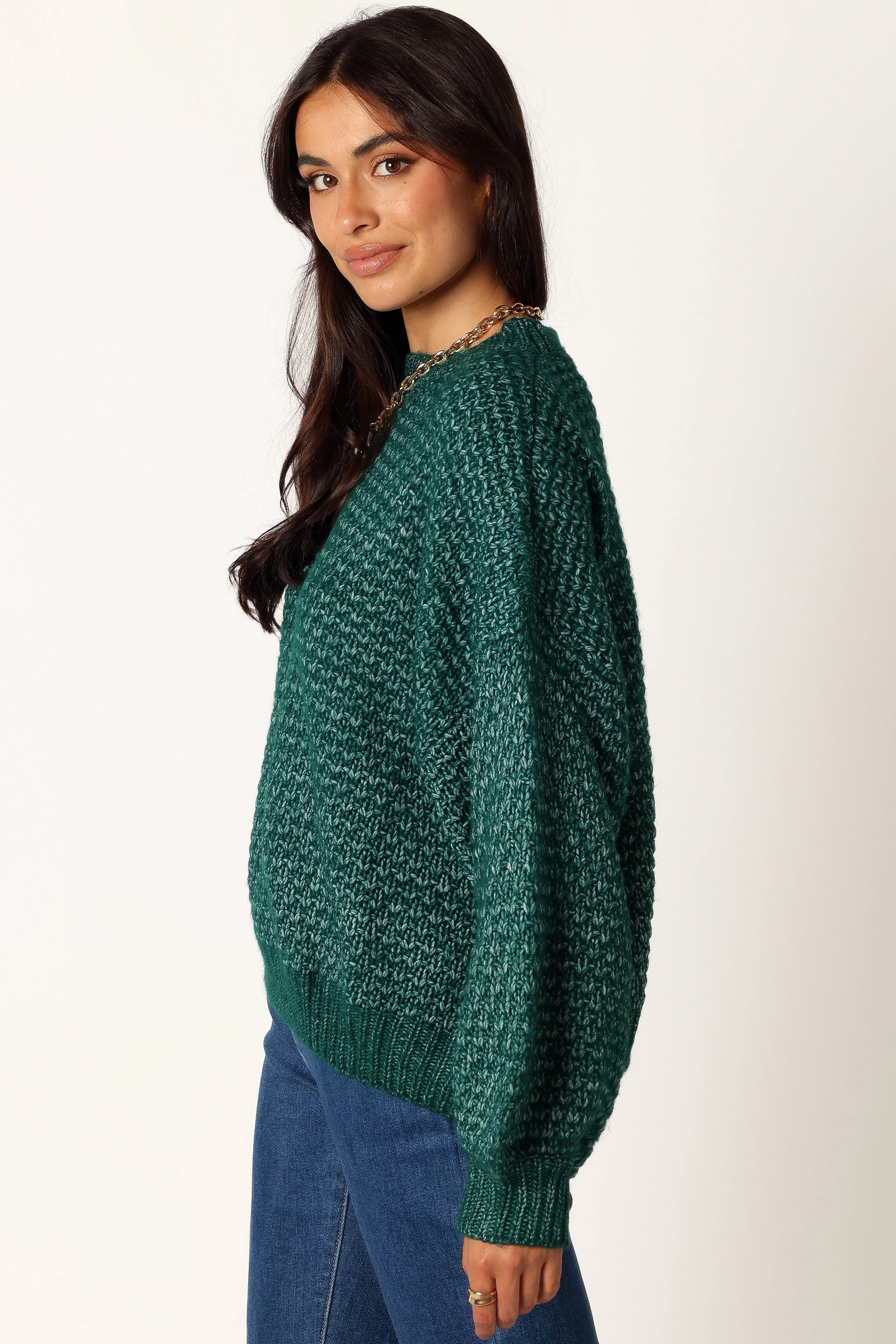 Ziggy Knit Sweater - Emerald