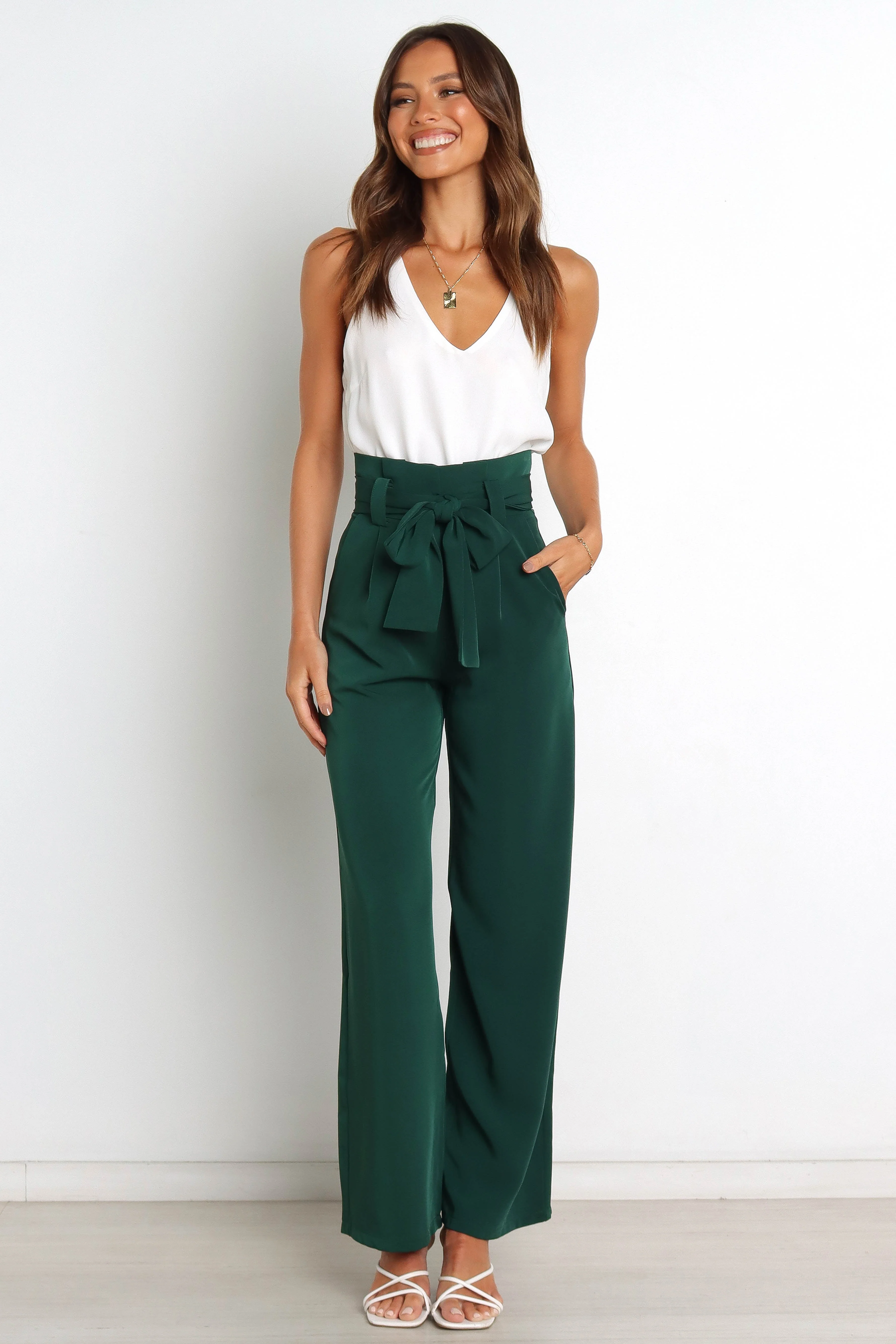 Kieran Pants - Emerald Green