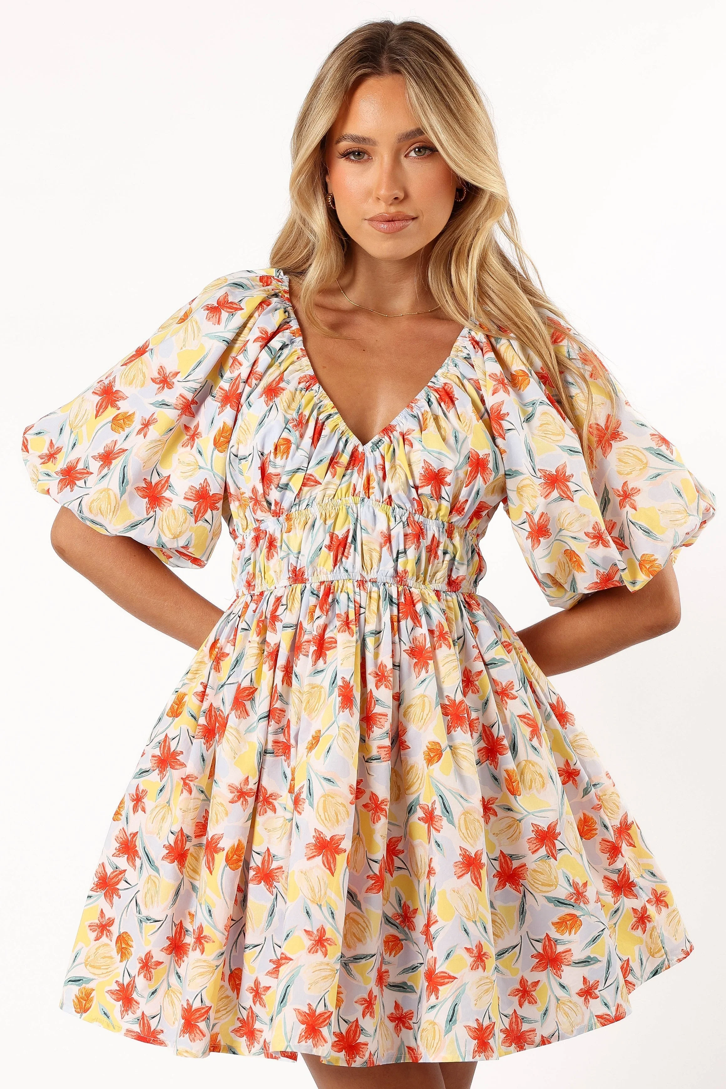 Tenaya Mini Dress - Orange