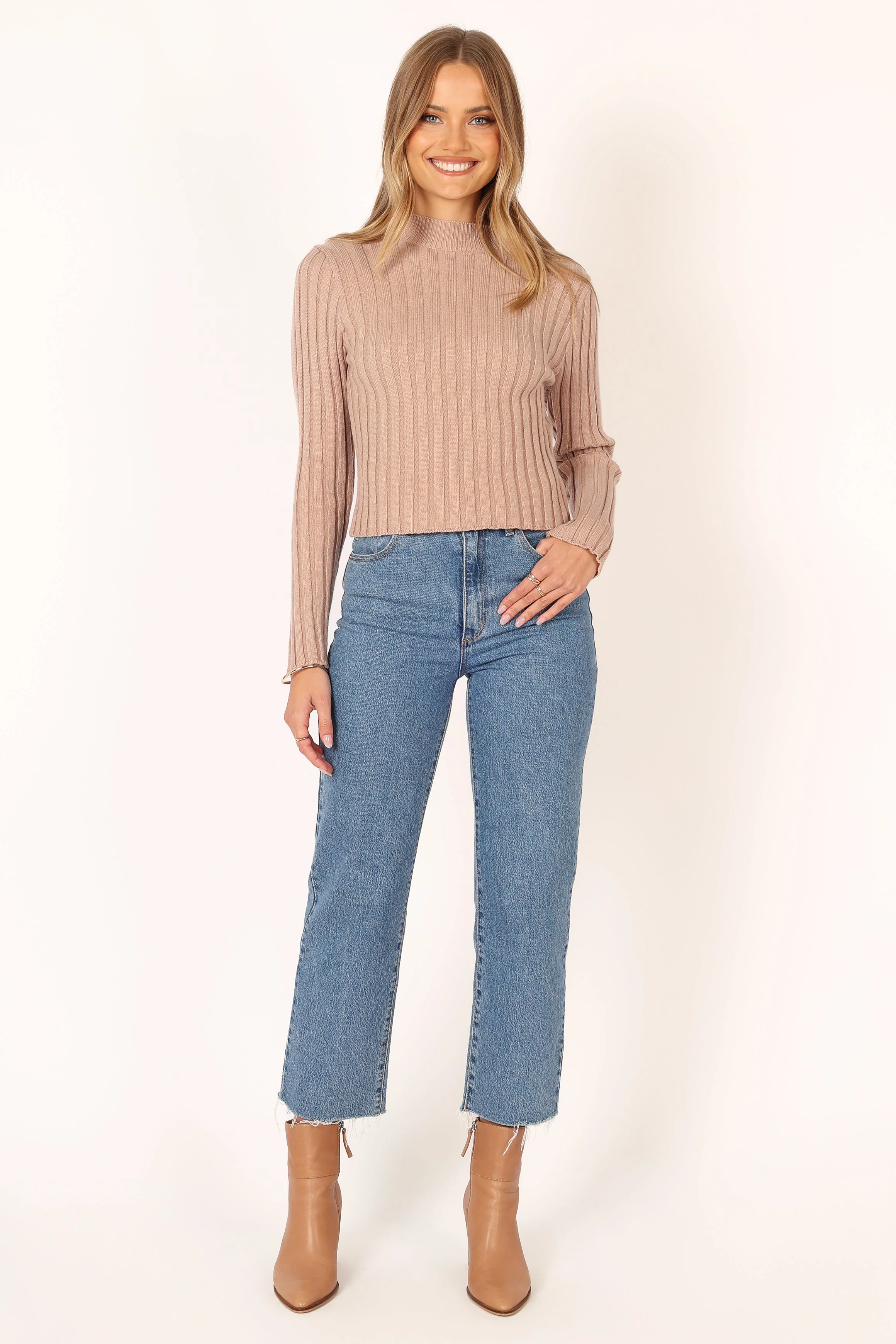 Nila Knit Top - Mocha