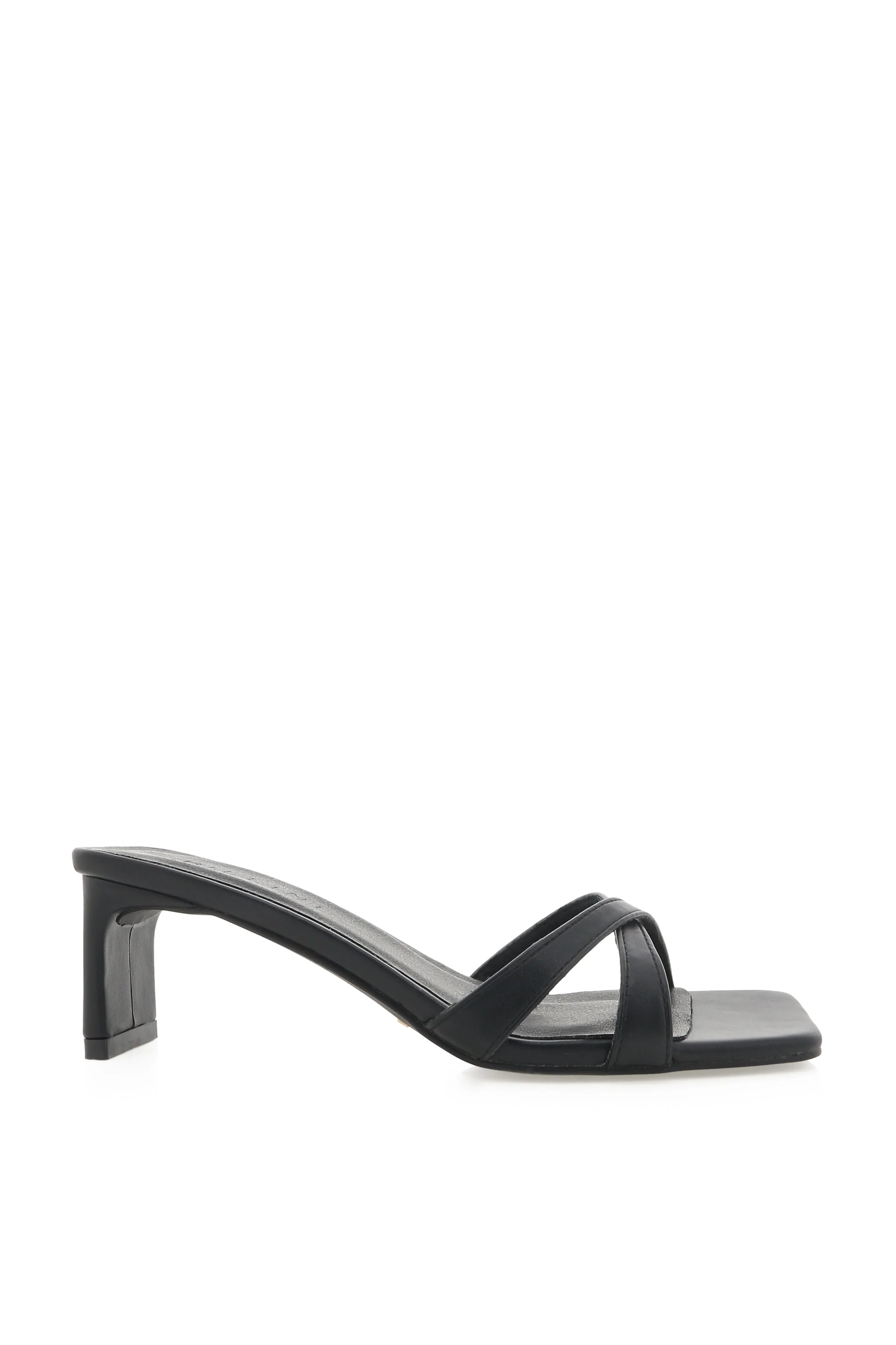 Yahara Mid Block Heel - Black