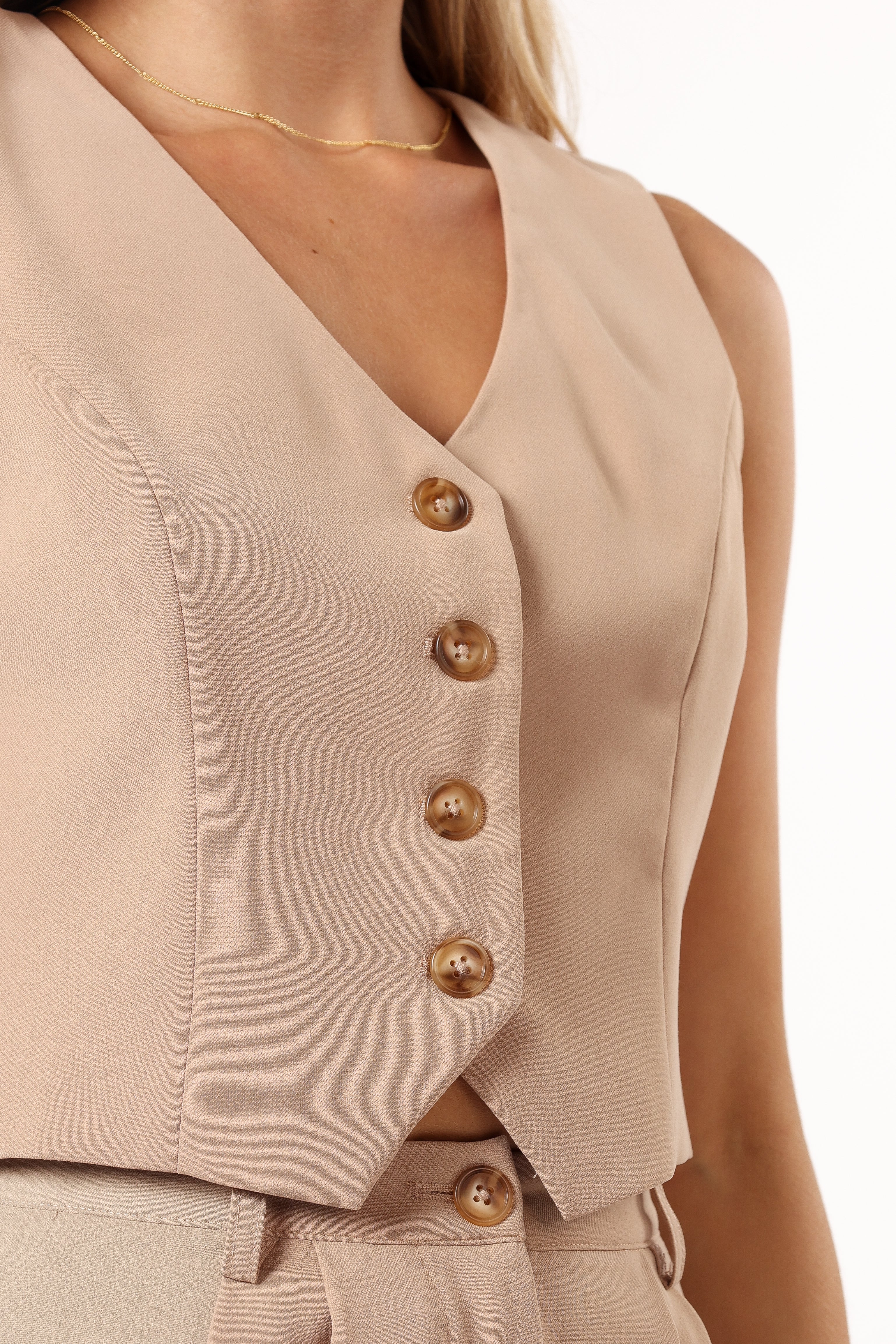 Sophia Vest - Beige