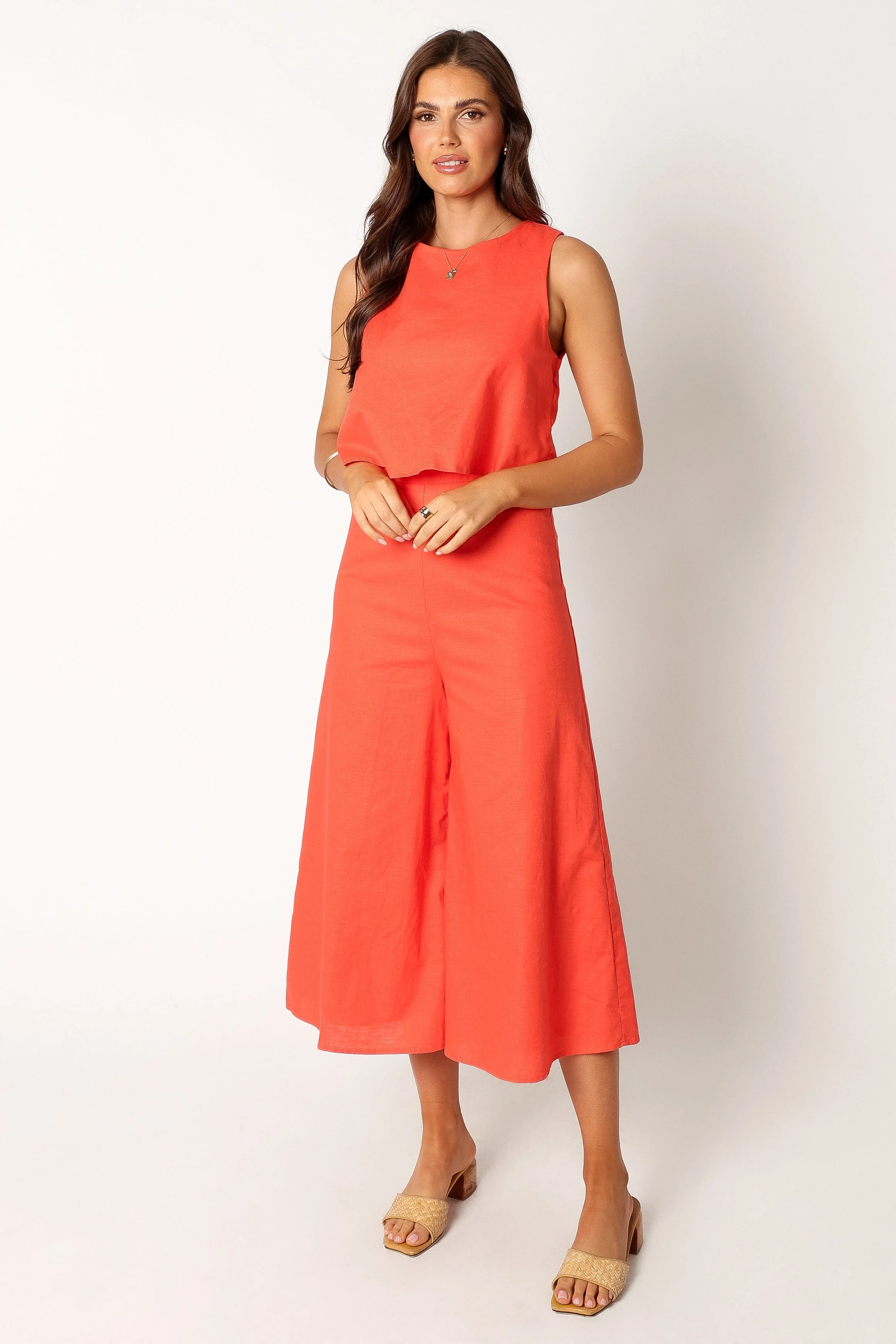 Femme Jumpsuit - Coral