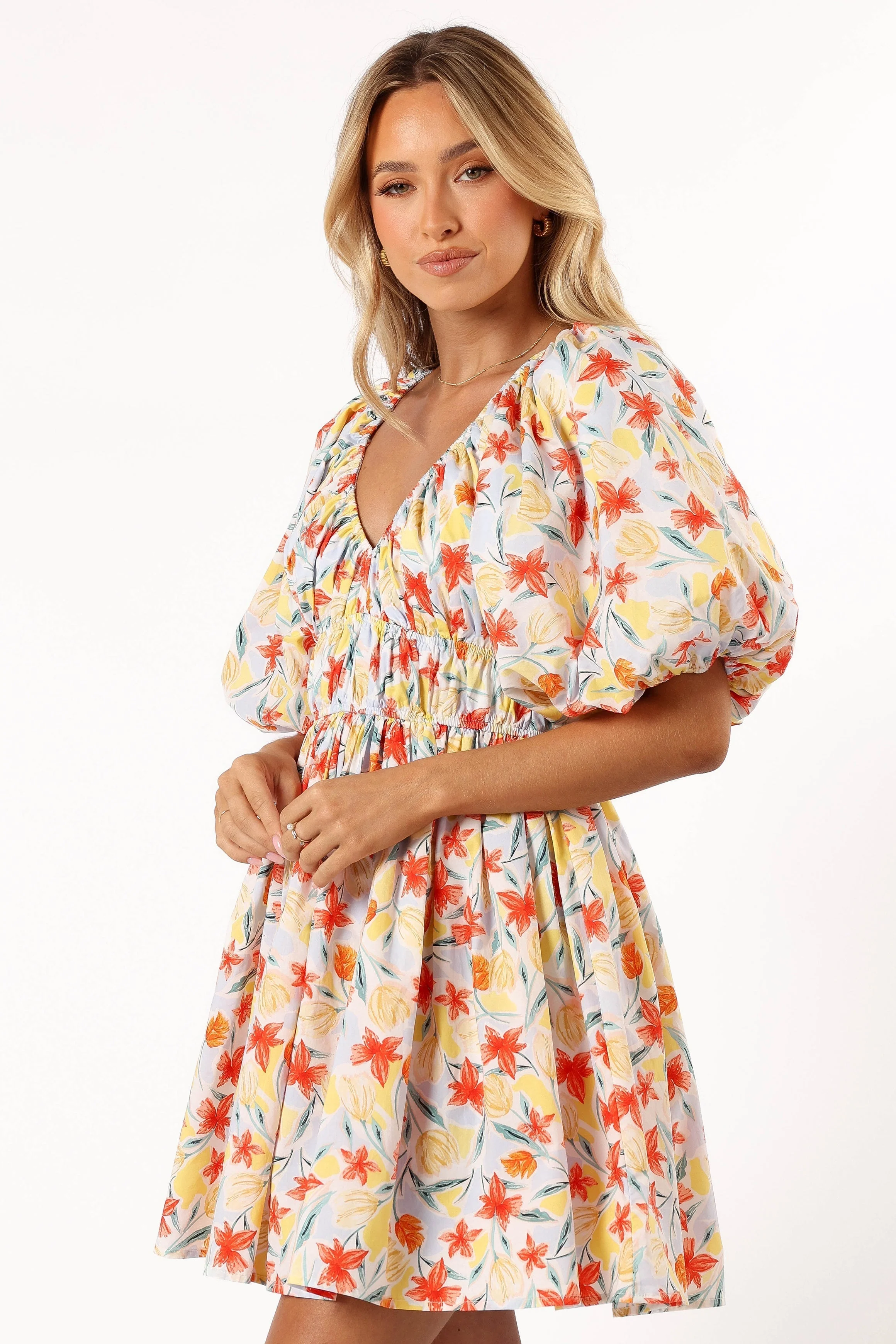 Tenaya Mini Dress - Orange