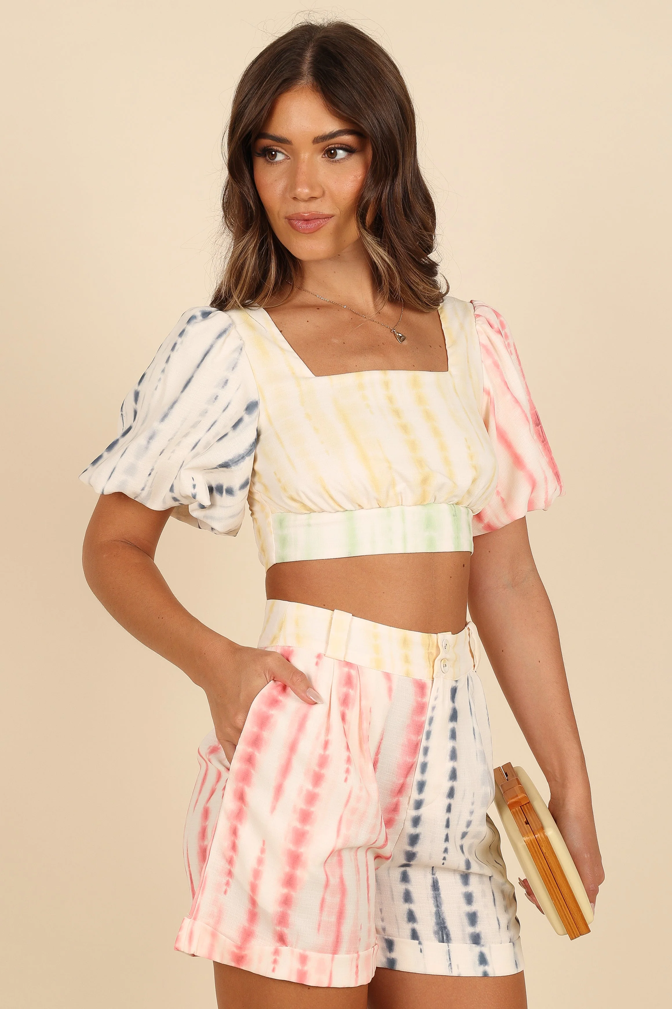 Bradley High Waisted Shorts - Multi